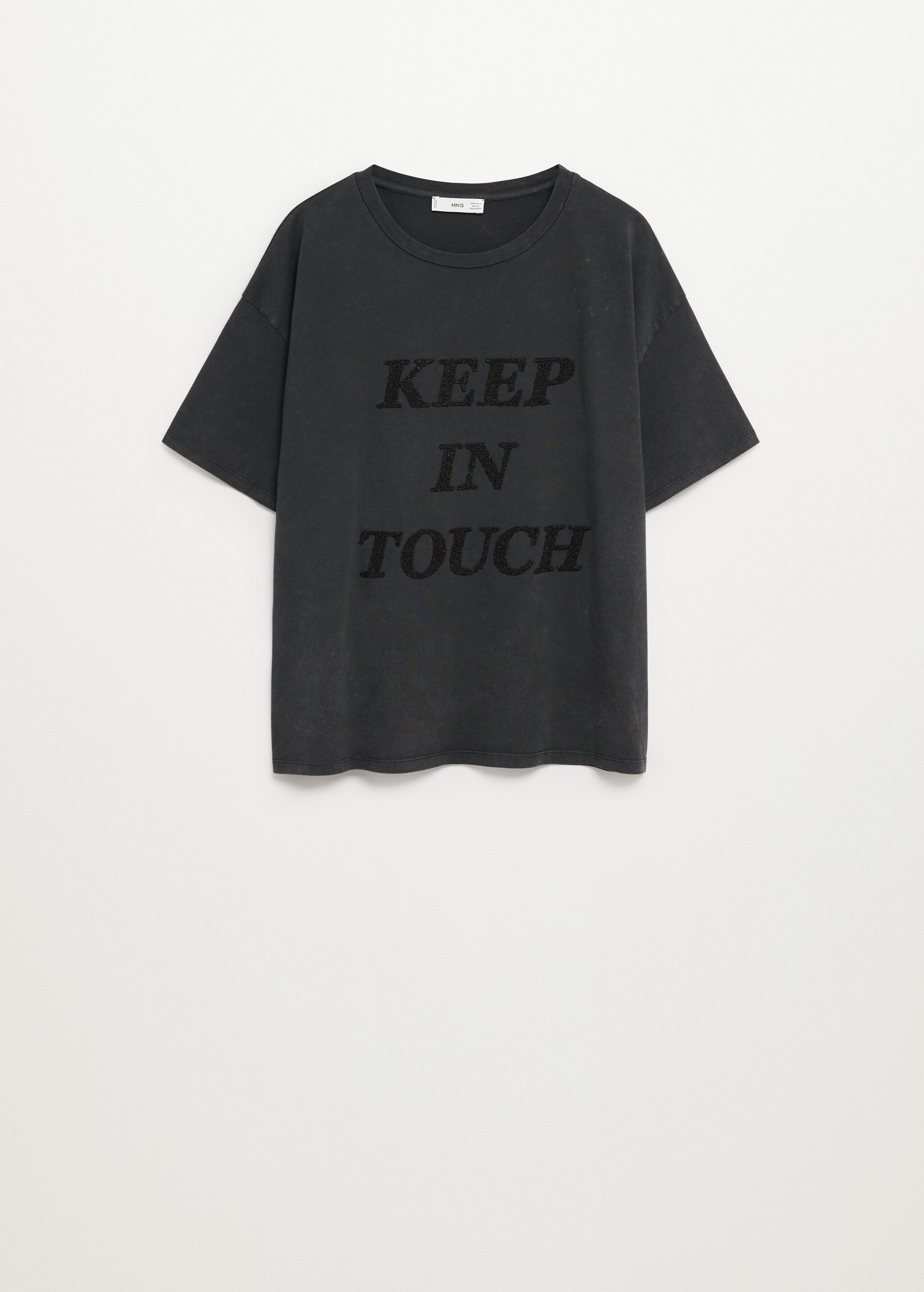 Camiseta mensaje manga corta - Artículo sin modelo