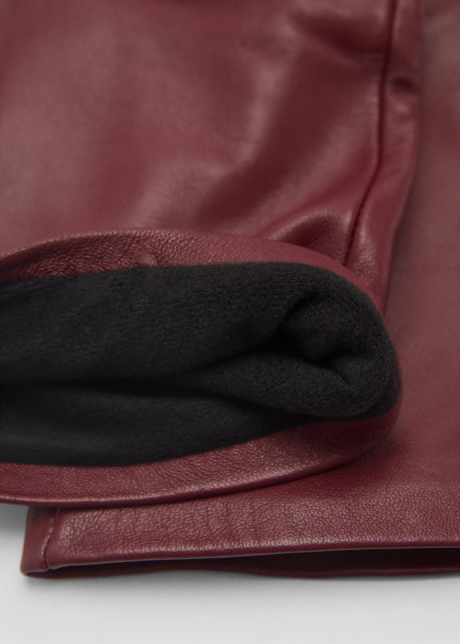 Lange Lederhandschuhe - Mittlere Ansicht