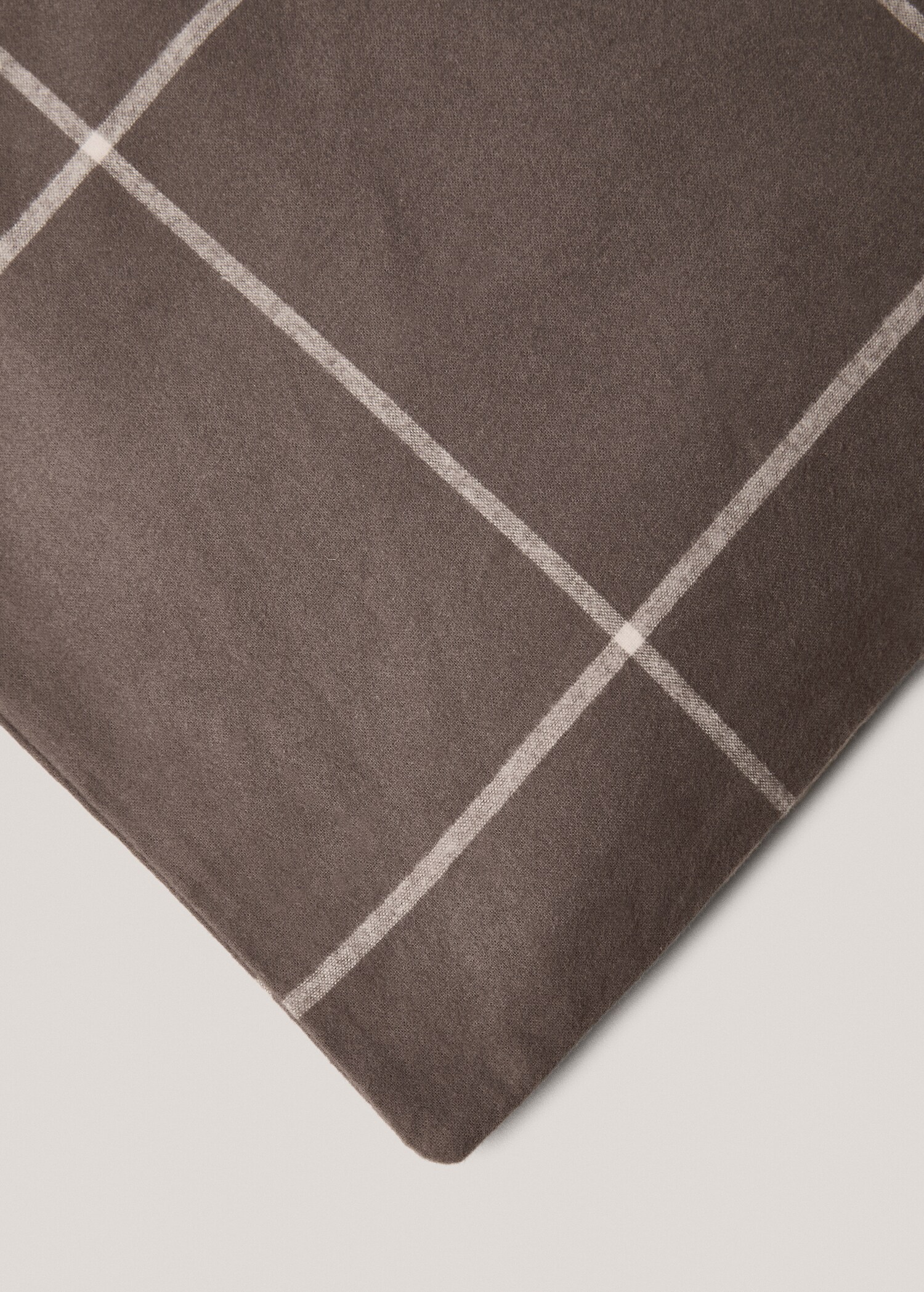 Duvet cover cotton flannel checkered cotton bed 135cm - Details of the article 2