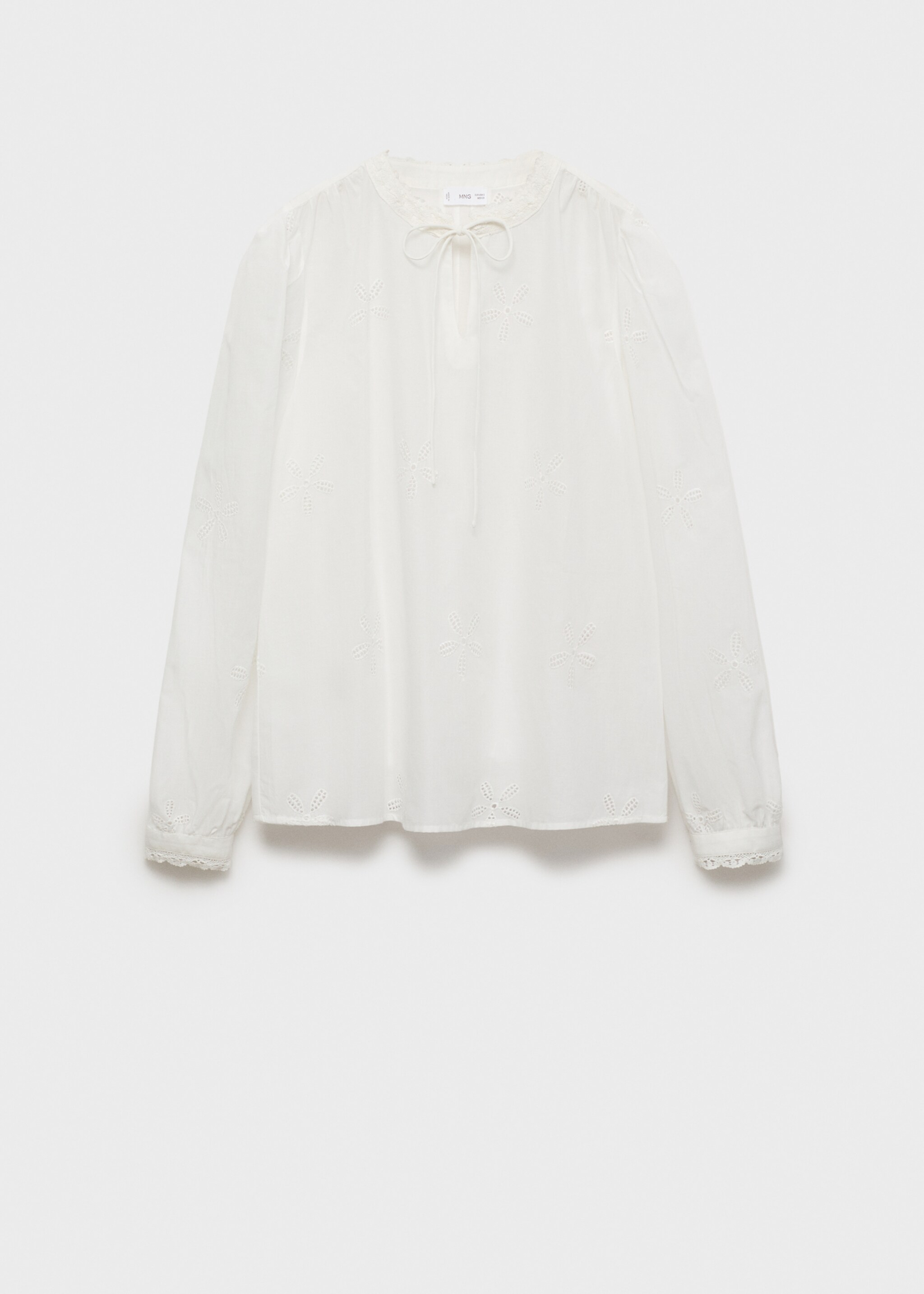 Floral embroidered blouse - Article without model