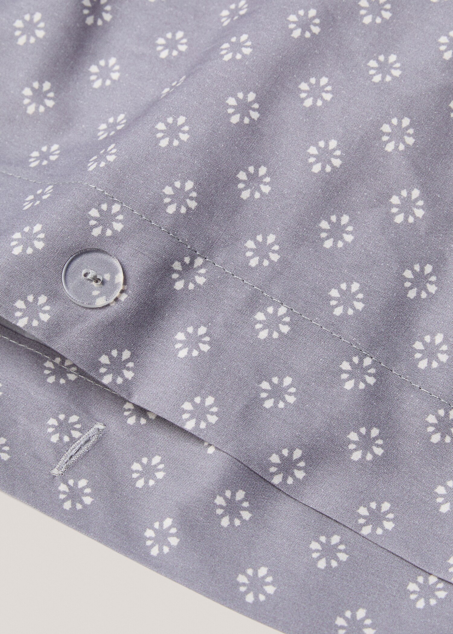 Gemusterter Bettbezug aus Baumwolle für 90 cm Bett - Detail des Artikels 1