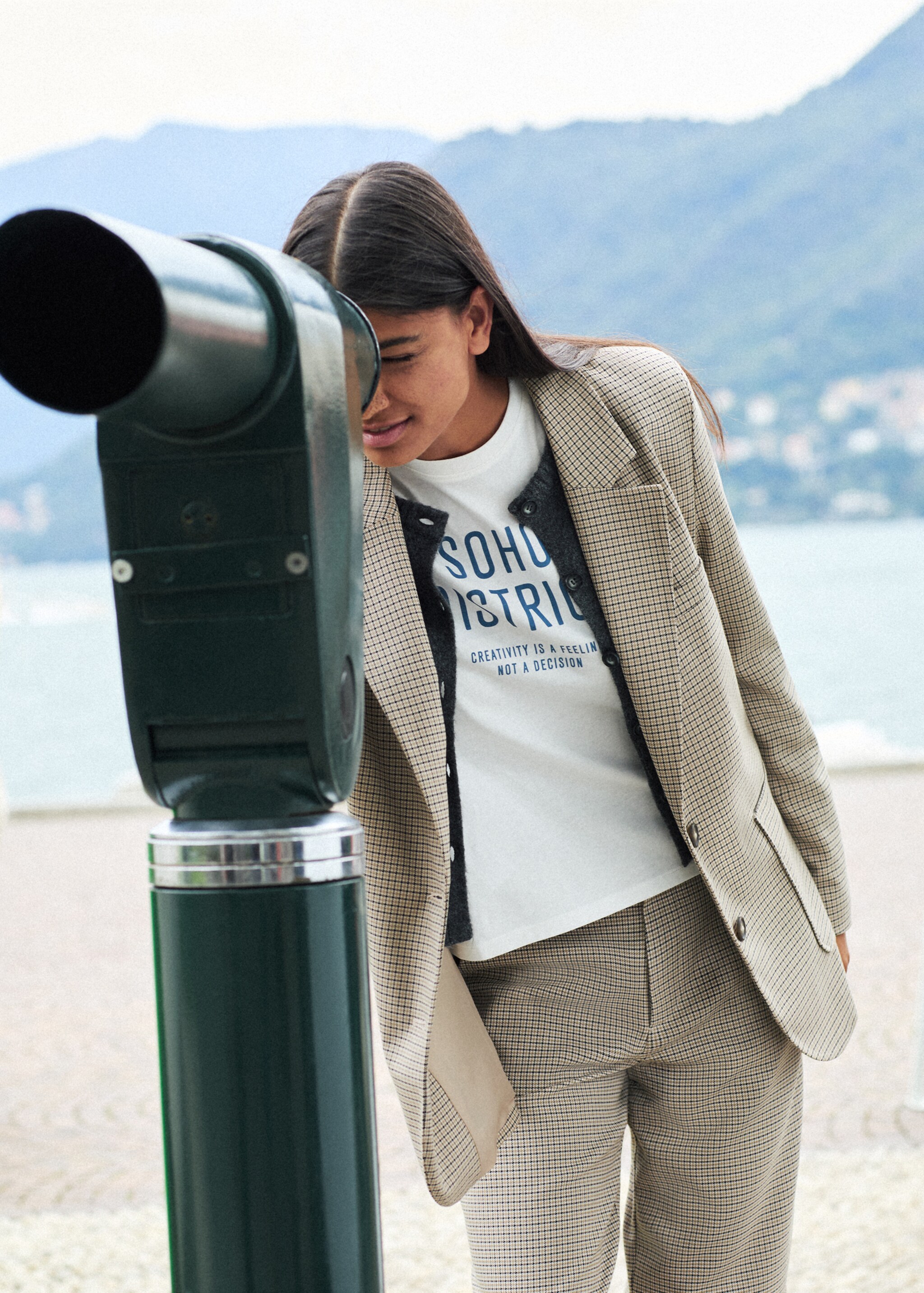Printed cotton-blend T-shirt - Details of the article 5