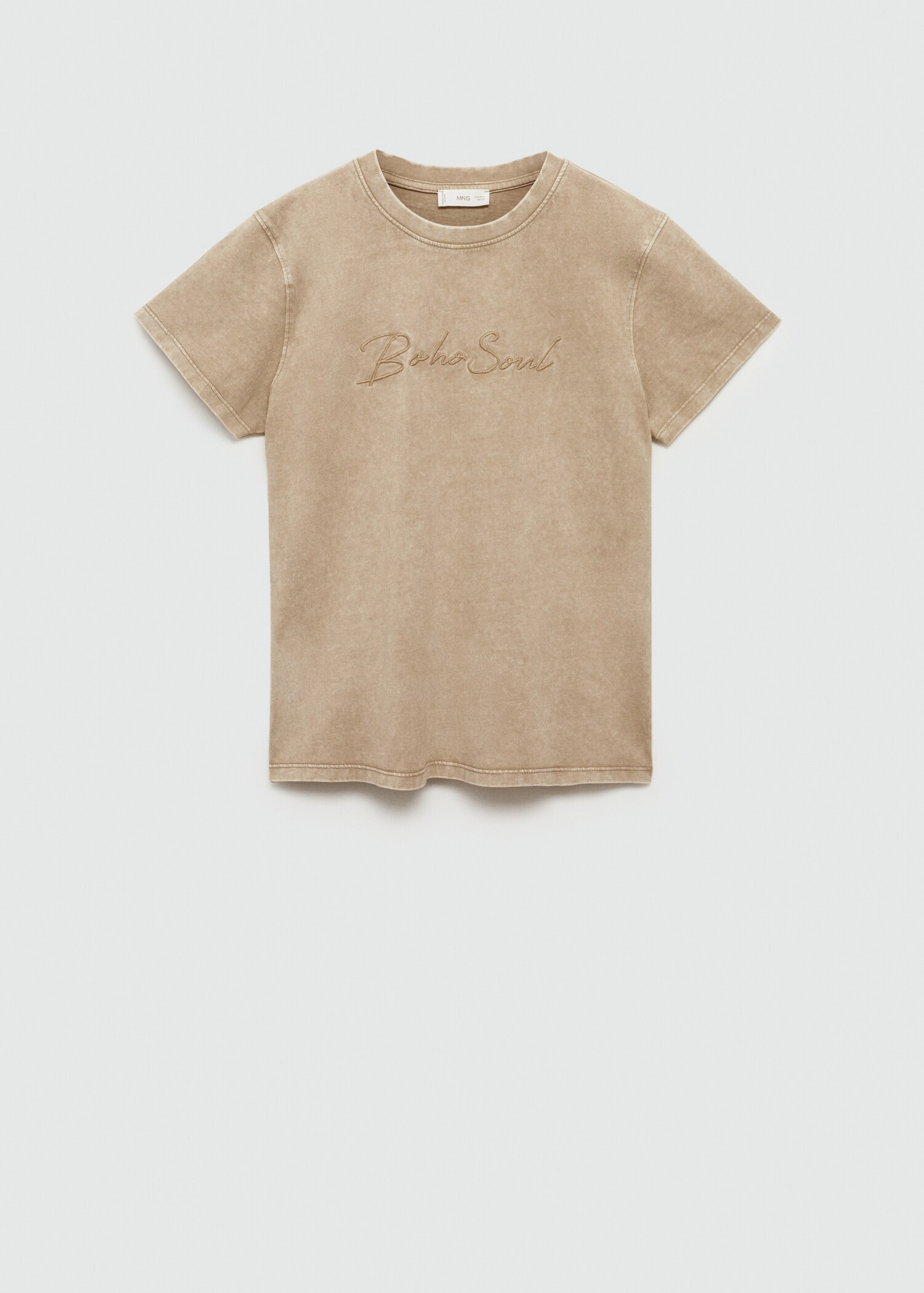 Baumwoll-T-Shirt mit Wasch-Effekt - Artikel ohne Model