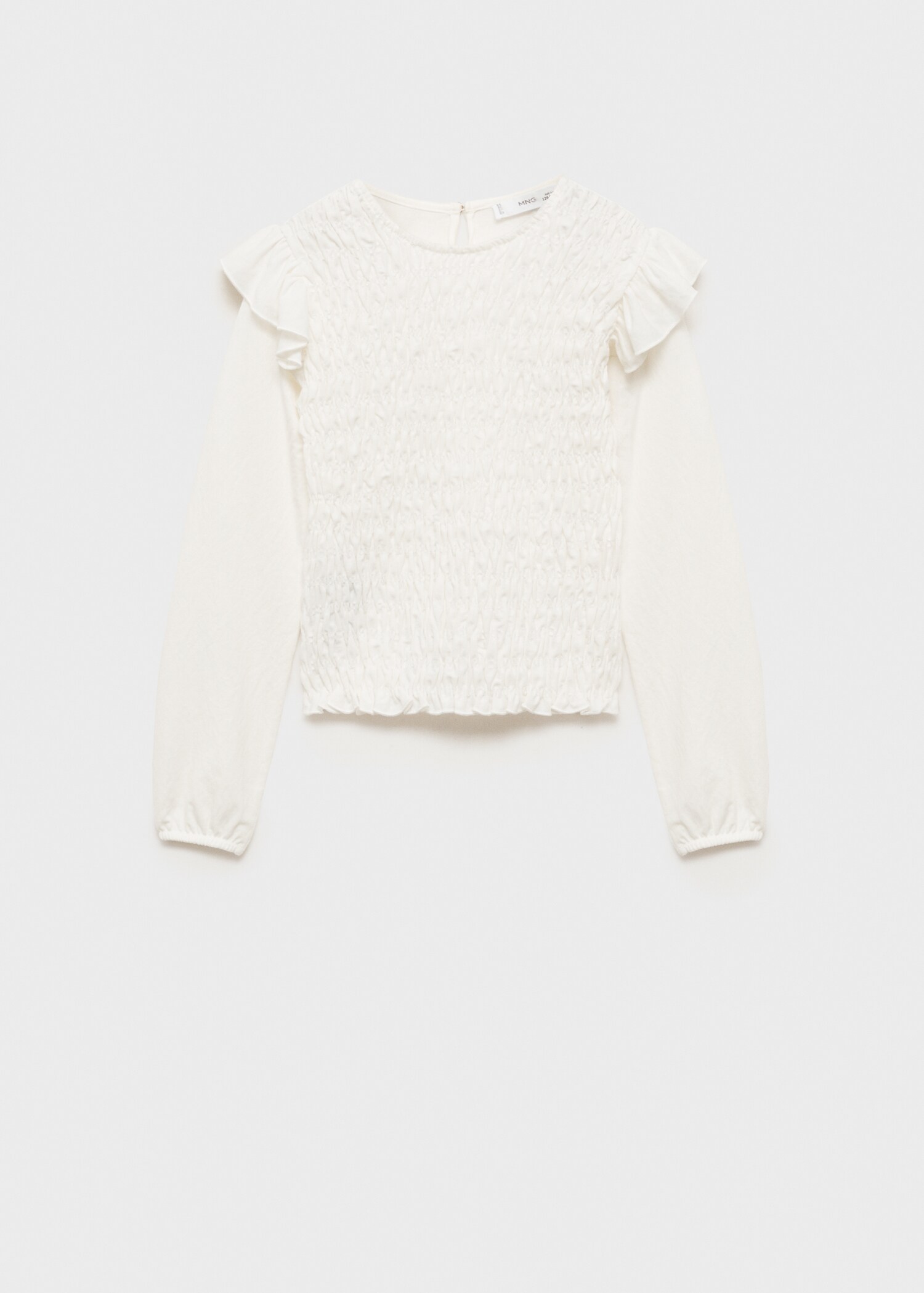 Ruffles ruched T-shirt - Article without model