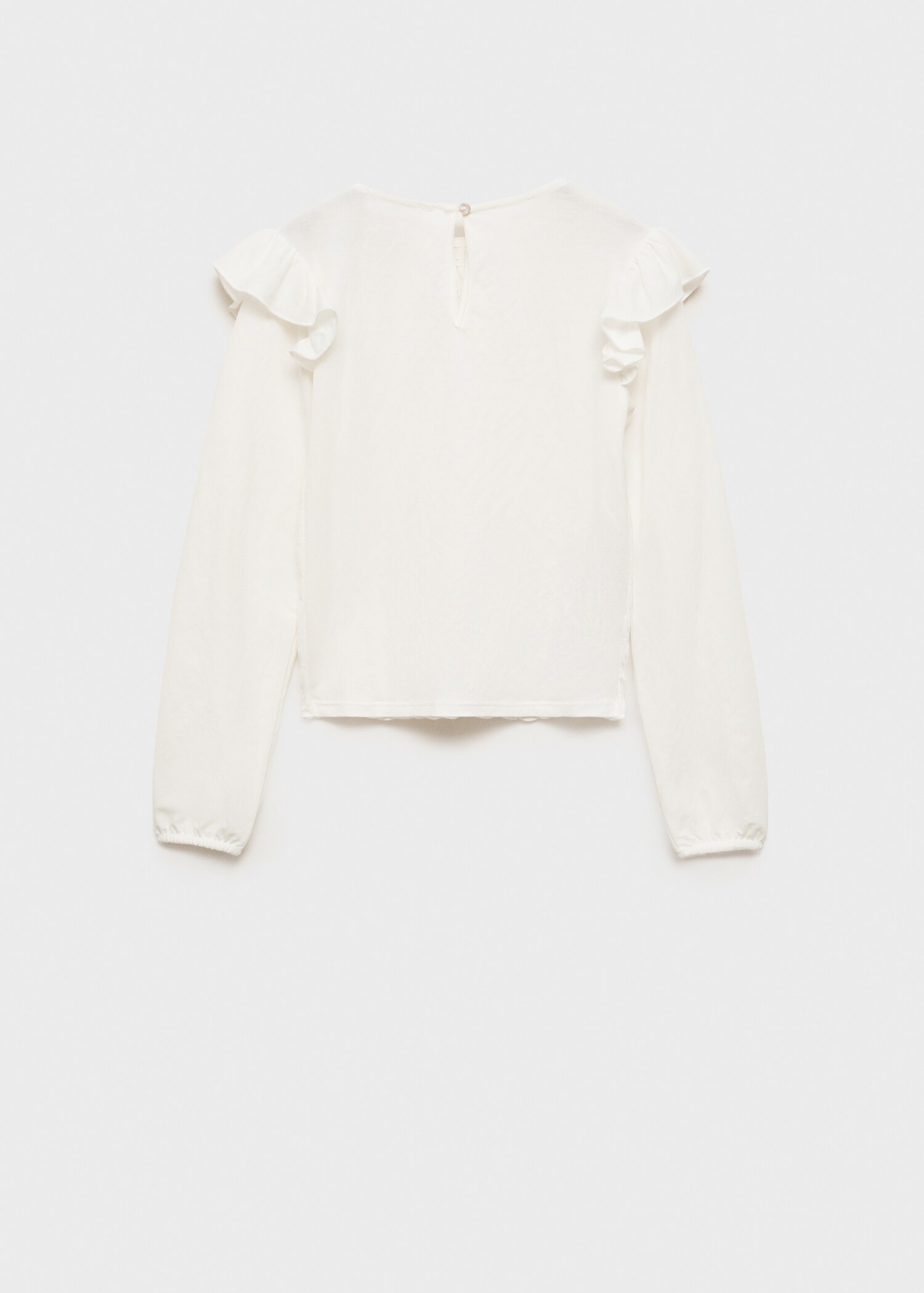 Ruffles ruched T-shirt - Reverse of the article