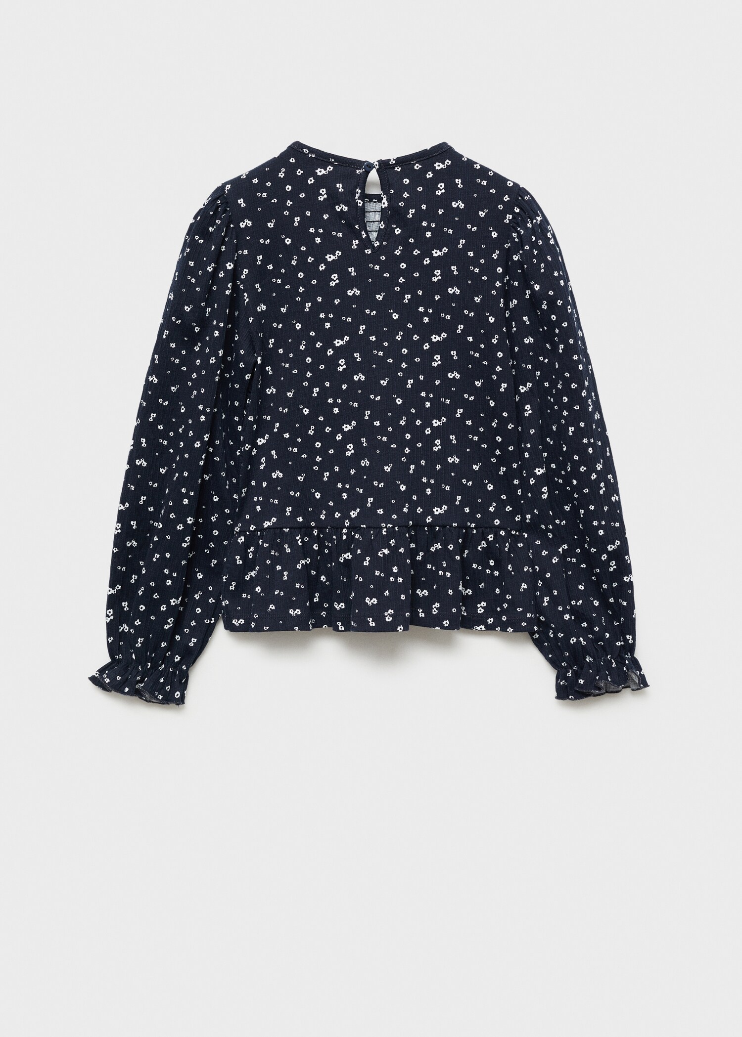Flowy printed blouse - Reverse of the article