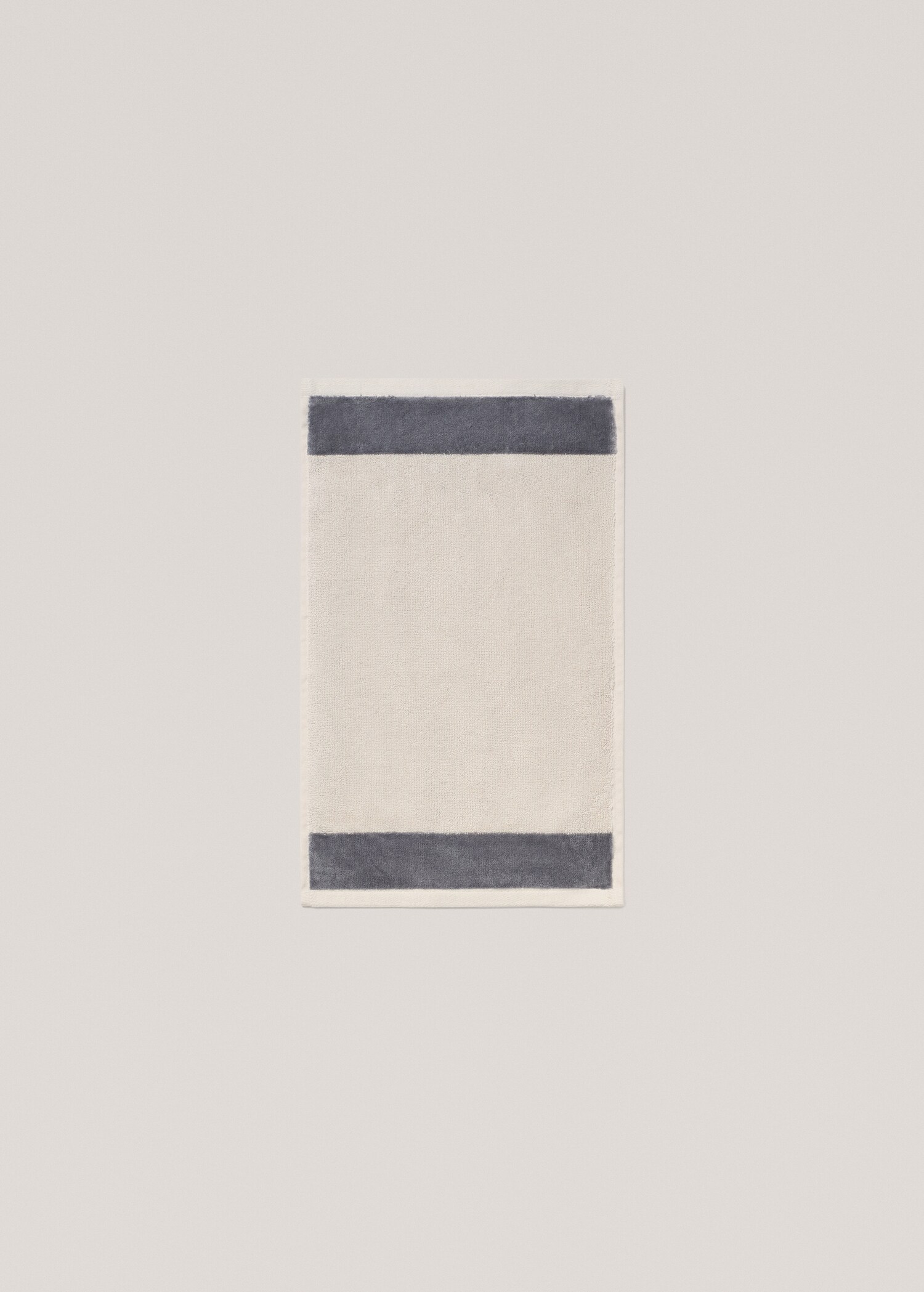 100% cotton hand towel with striped design 30x50cm - Details of the article 4