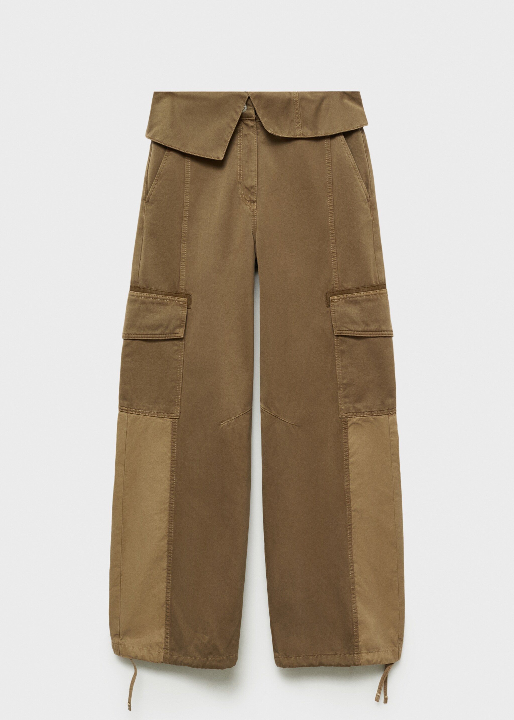 Jeans cargo cintura vuelta - Artículo sin modelo, Khaki. Ref: 77017719-00.