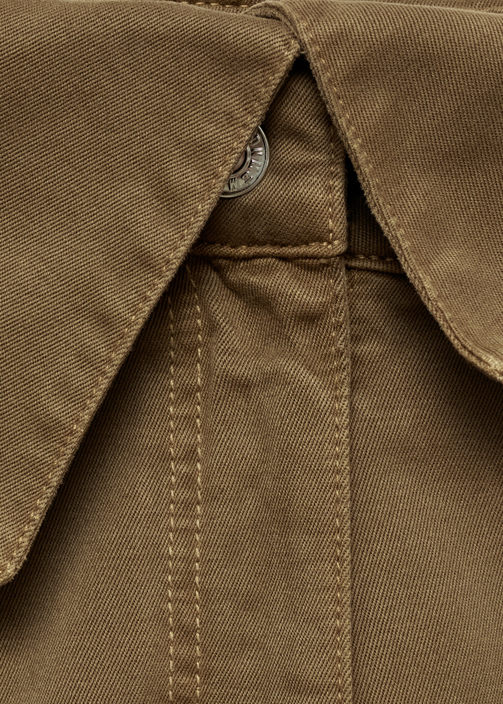 Jeans cargo cintura vuelta - Detalle del artículo 8, Khaki. Ref: 77017719-00.