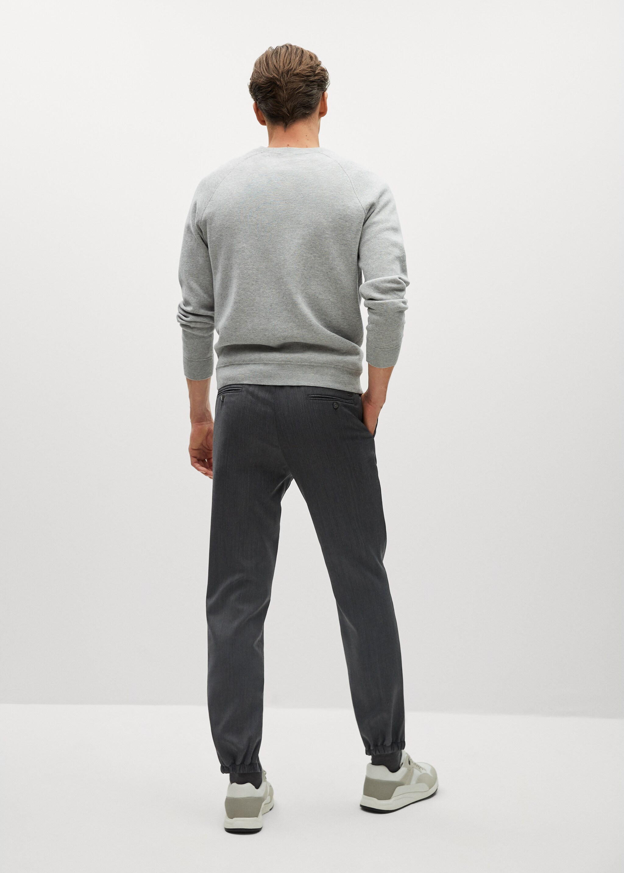 Pantalón slim fit lana virgen - Reverso del artículo