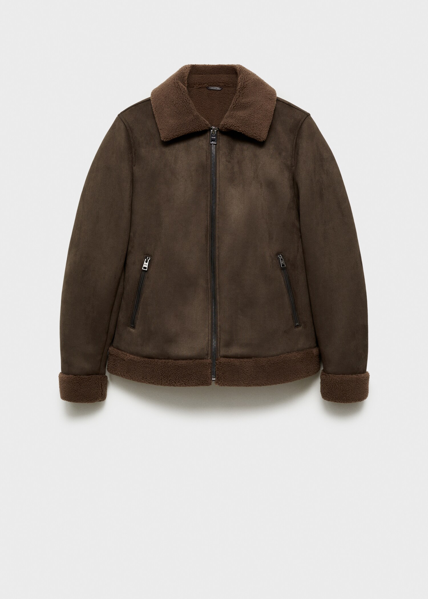 Jacket with shearling-effect lining - Article without model