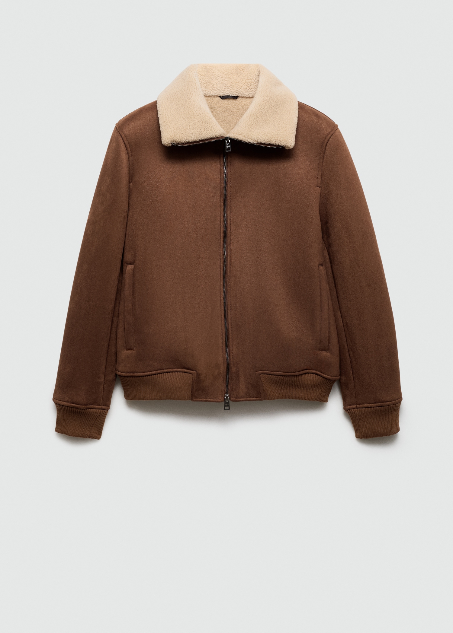 Marrone Uomo Giubbotto Montone Zara Uomo Zara Giacca Montone