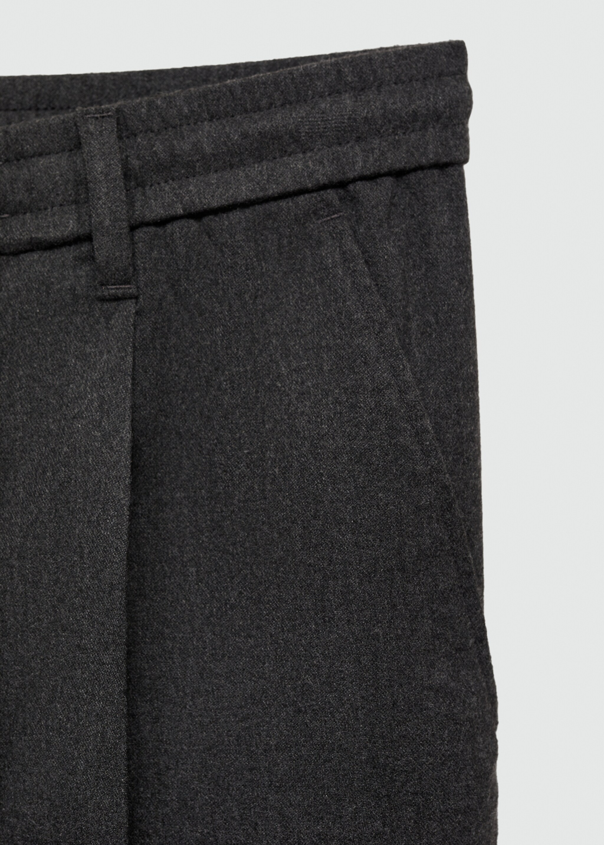 Pantalons regular fit pinces cordill - Detall de l'article 0, Gris. Ref: 77017922-00.