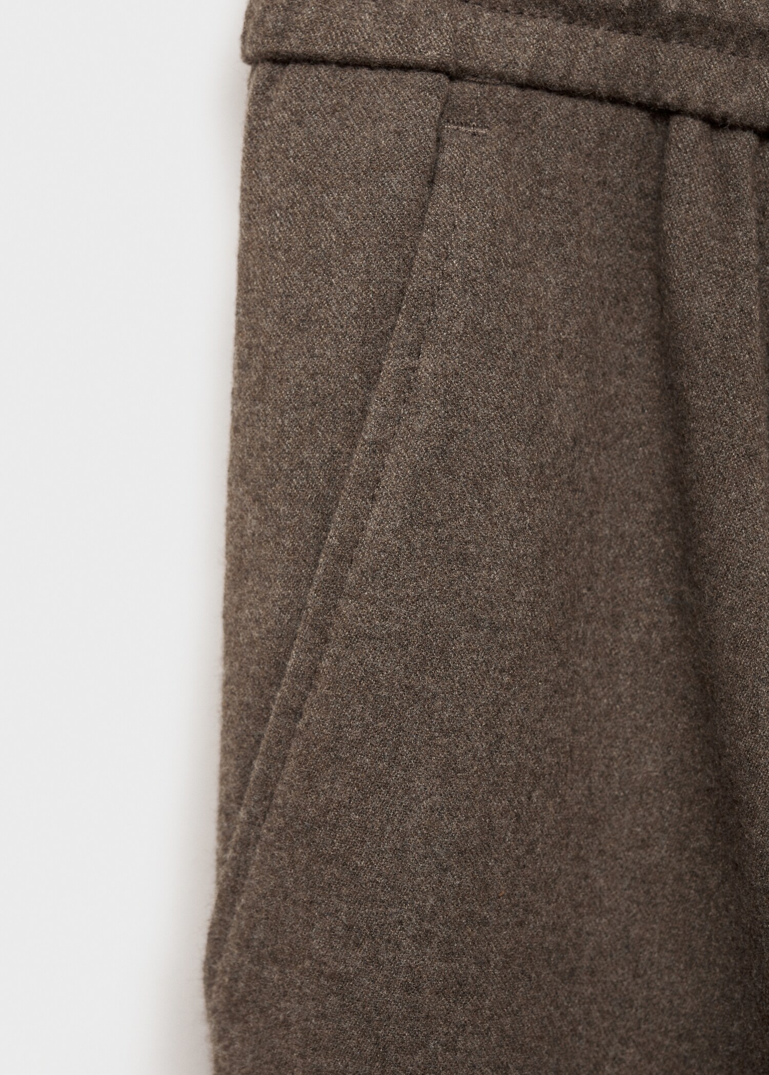 Pantalons regular fit pinces cordill - Detall de l'article 8