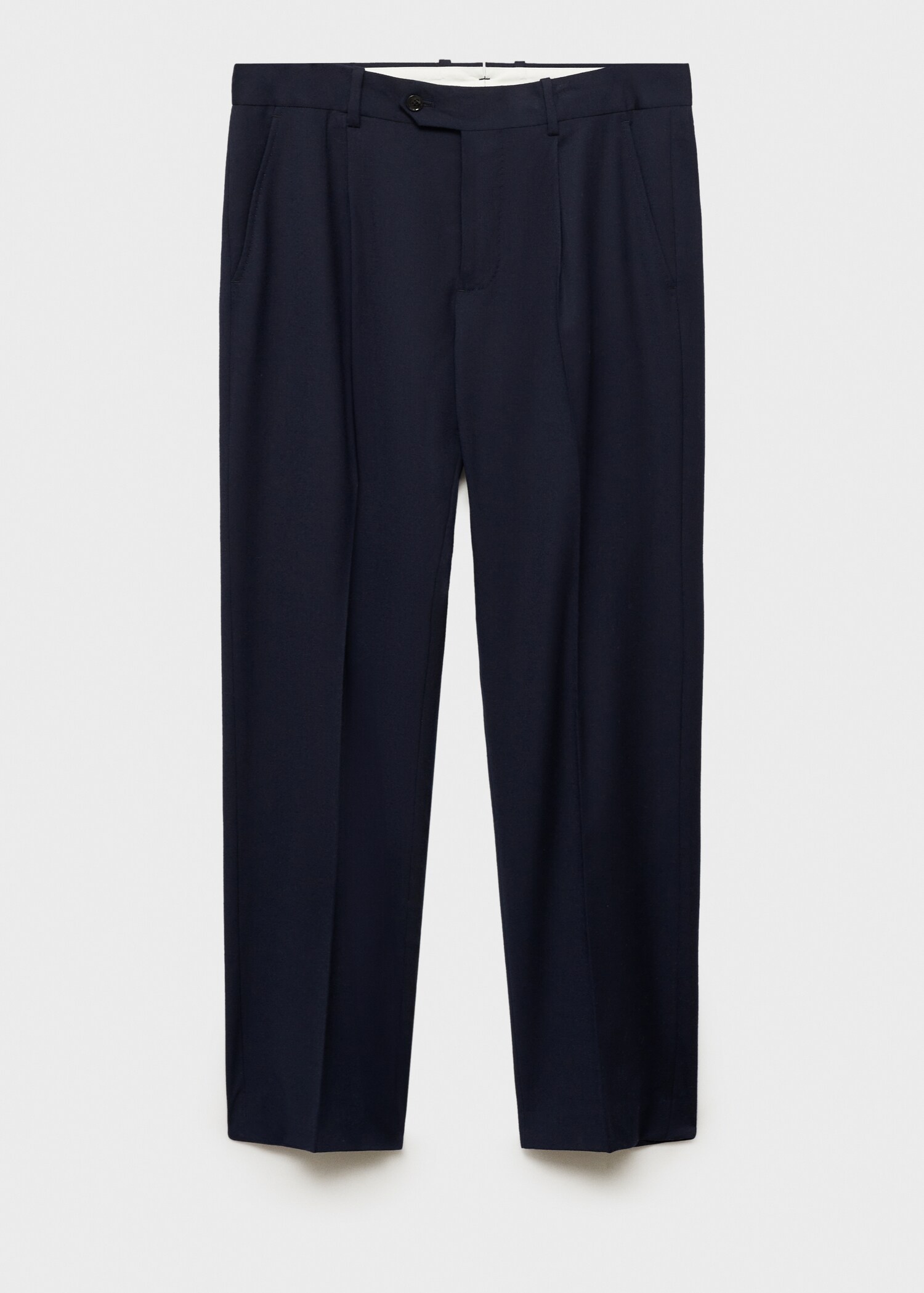 Pantalon costume flanelle 100 % laine vierge - Article sans modèle