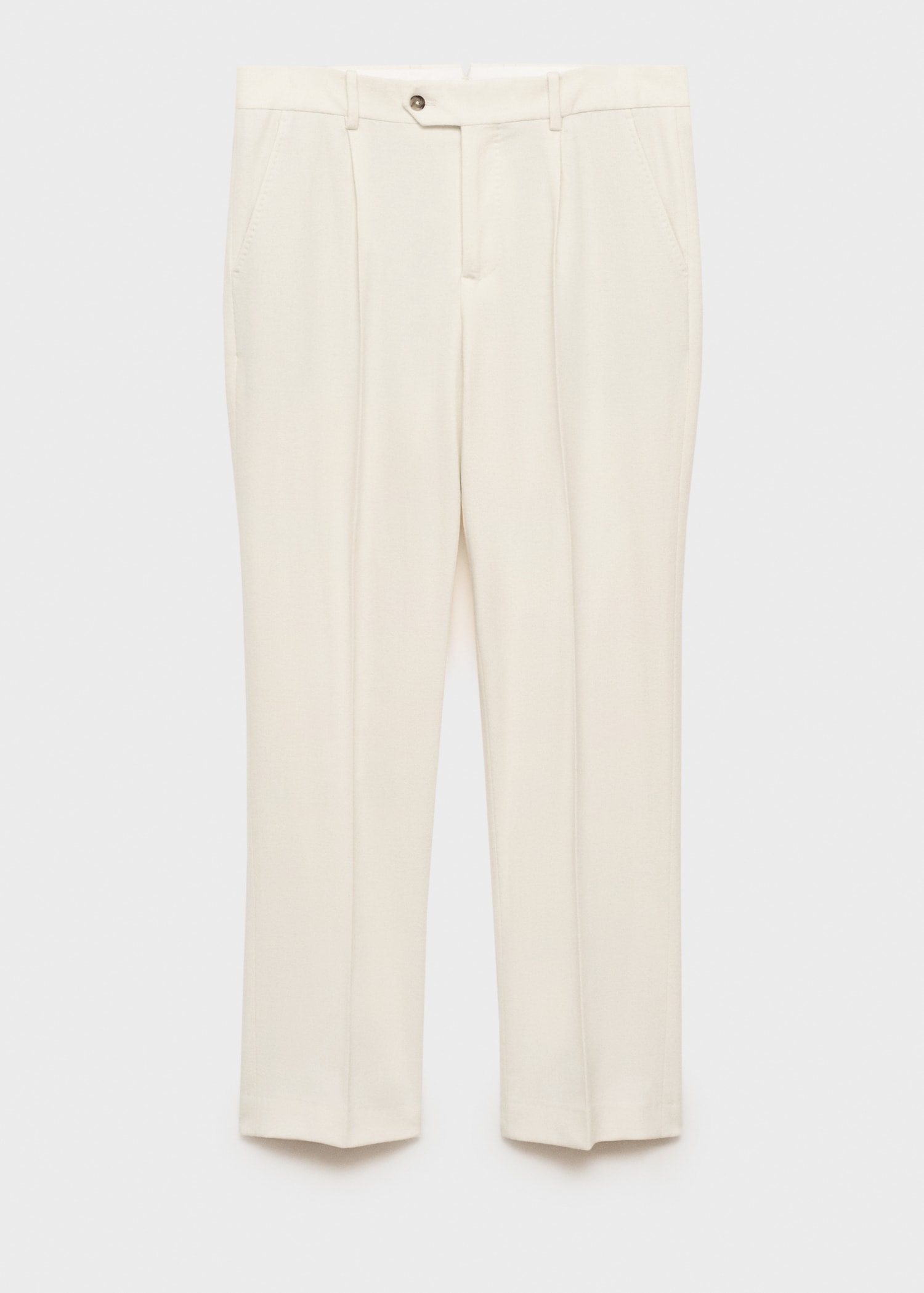 Pantaloni completo flanella lana italiana Uomo MANGO OUTLET Italia