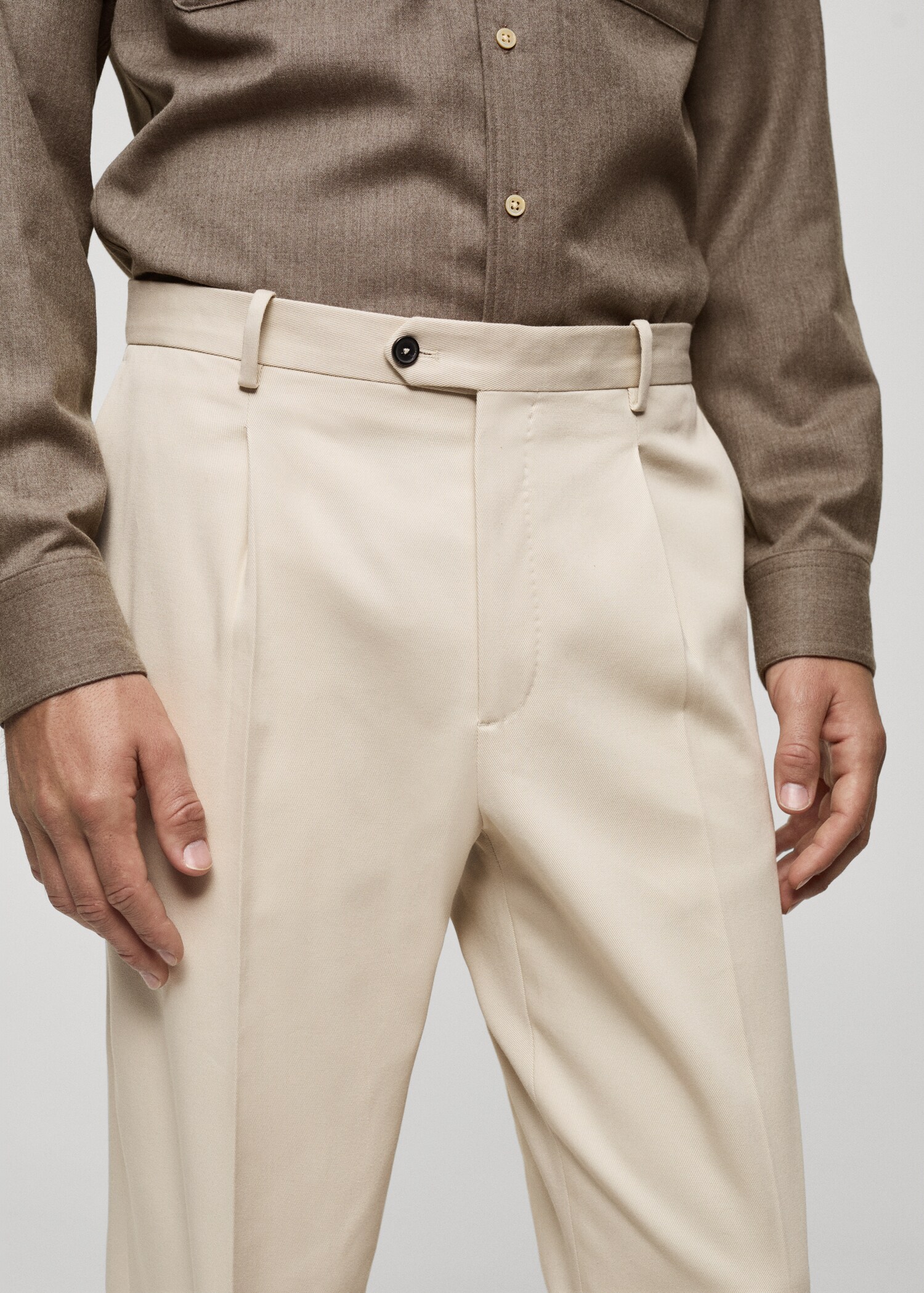 Pantalon twill coton pinces - Détail de l'article 1