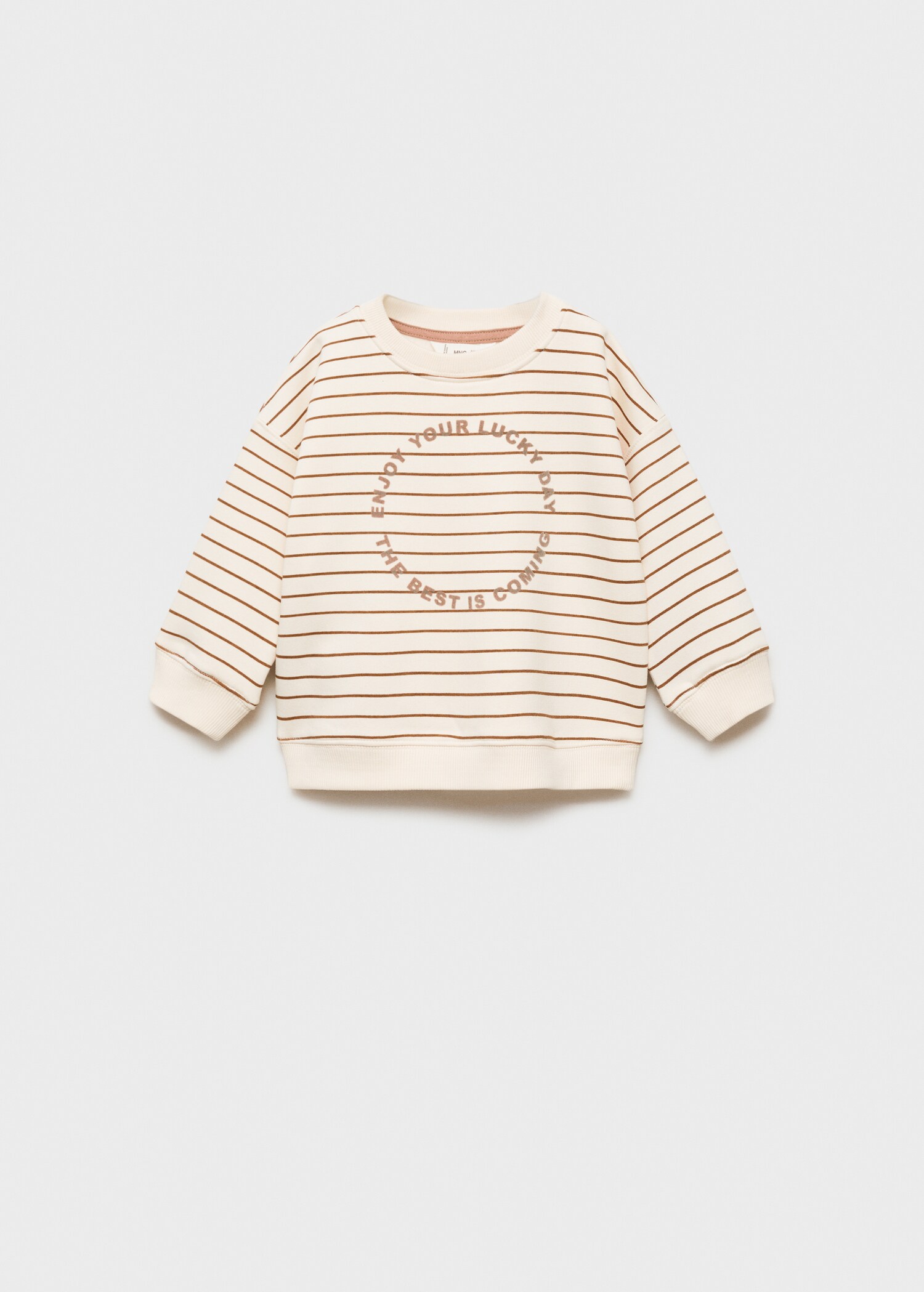 Sudadera rayas mensaje - Artículo sin modelo