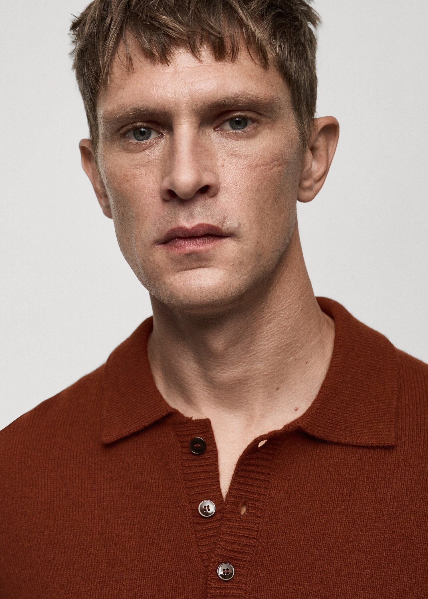 Jersei llana coll polo - Detall de l'article 1