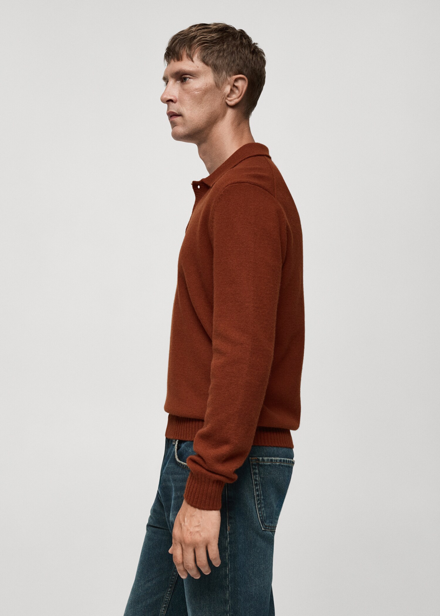 Jersei llana coll polo - Detall de l'article 2