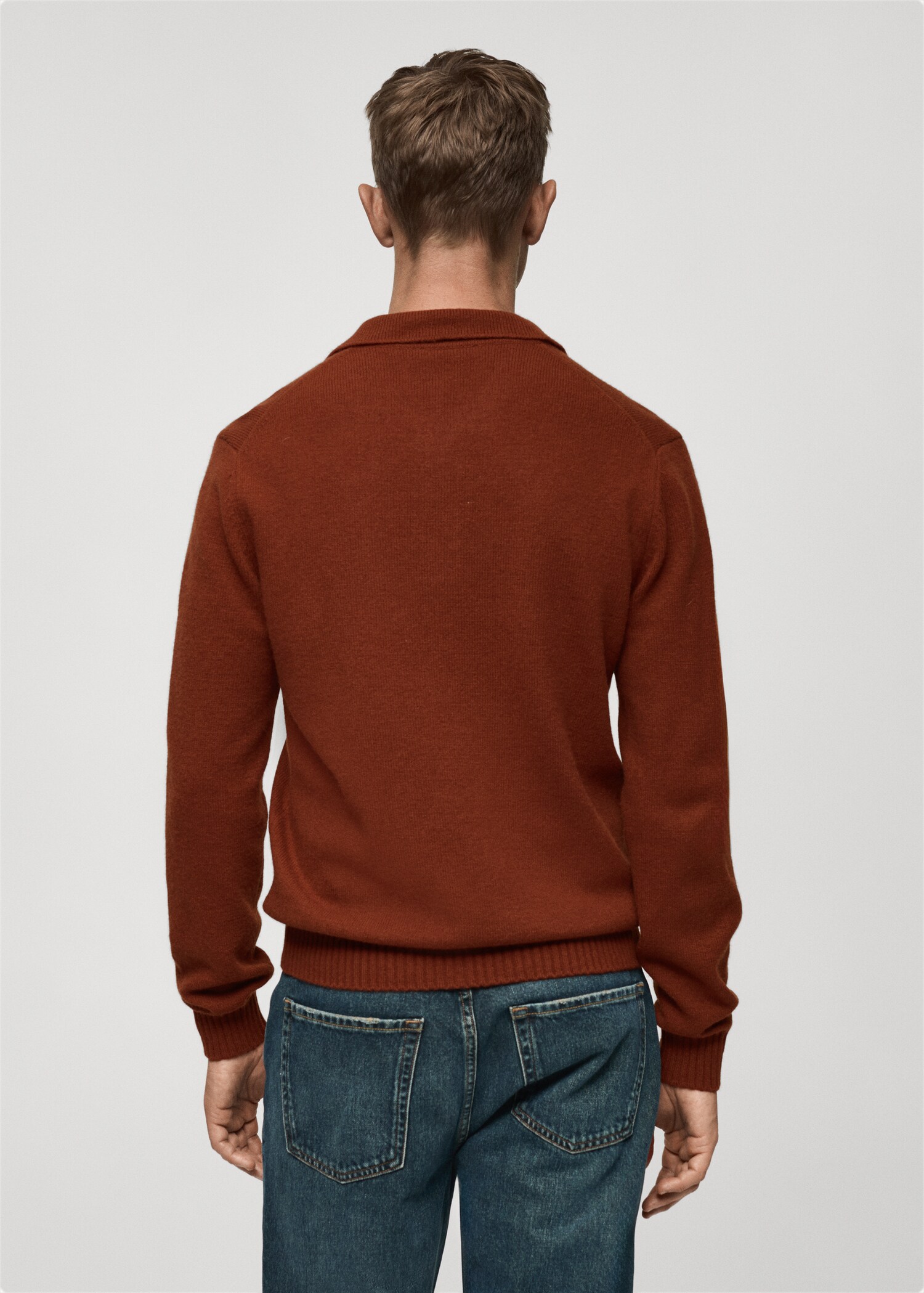 Jersei llana coll polo - Revers de l'article