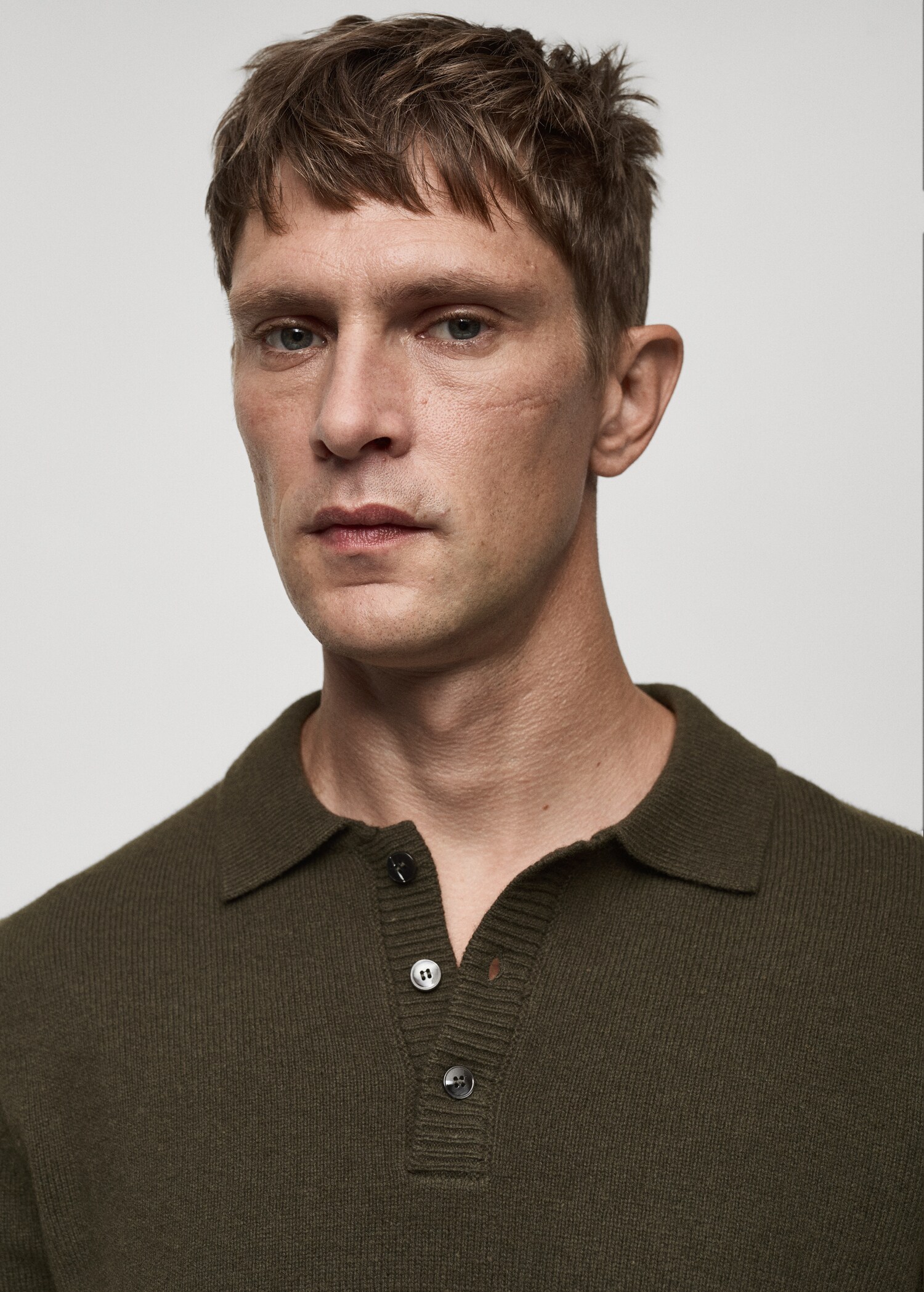 Jersei llana coll polo - Detall de l'article 1