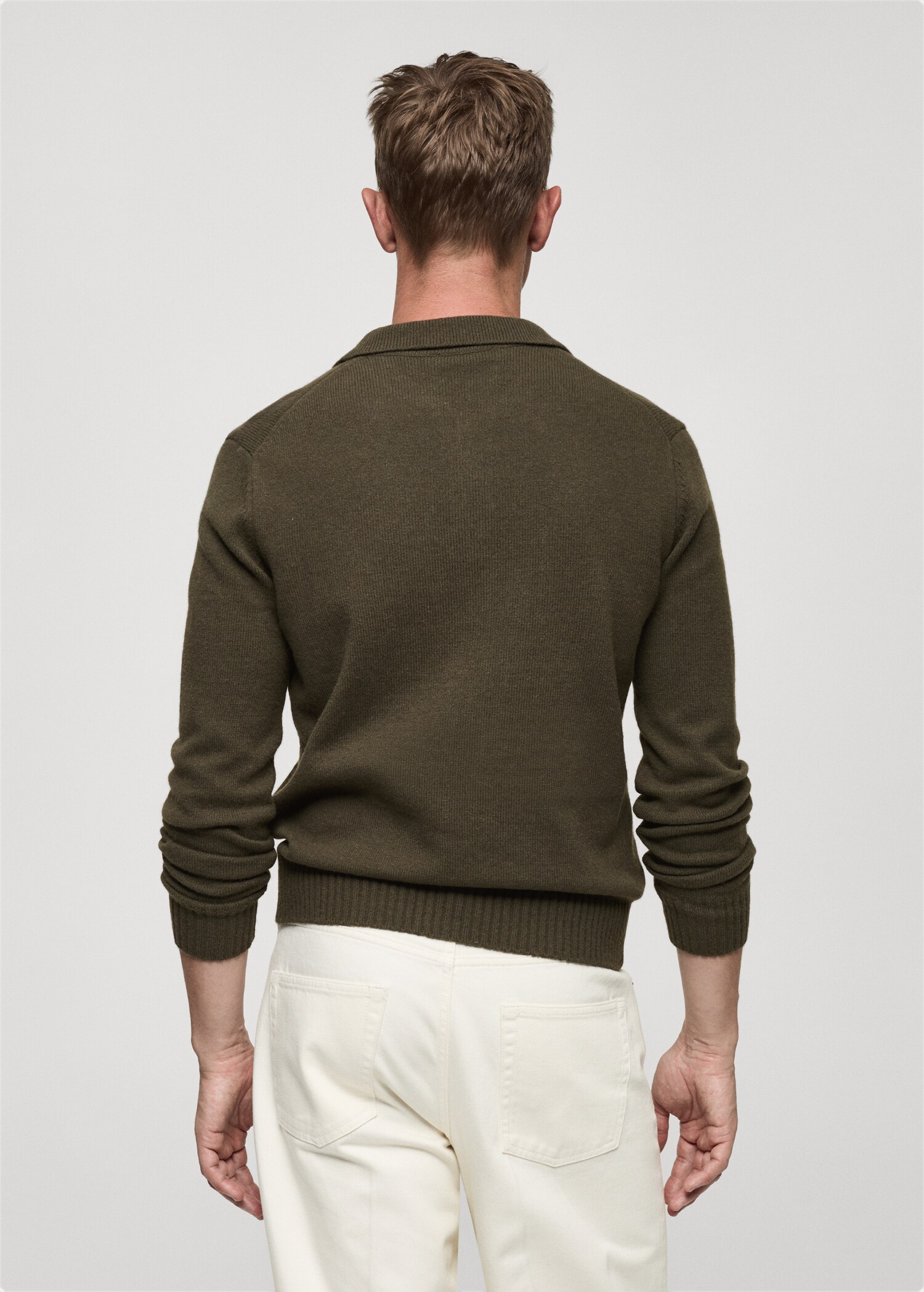 Jersei llana coll polo - Revers de l'article