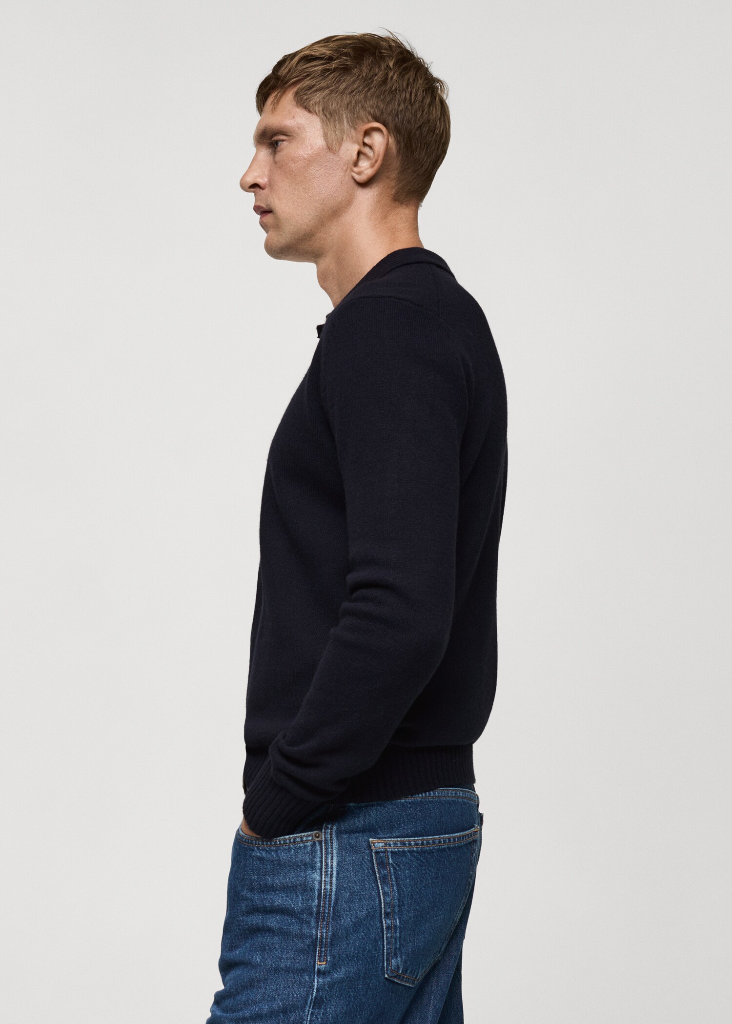 Jersei llana coll polo - Detall de l'article 2