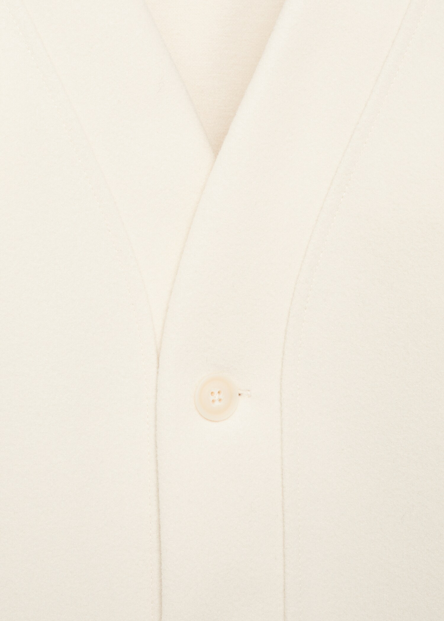 Relaxed fit flannel cardigan - Details of the article 8