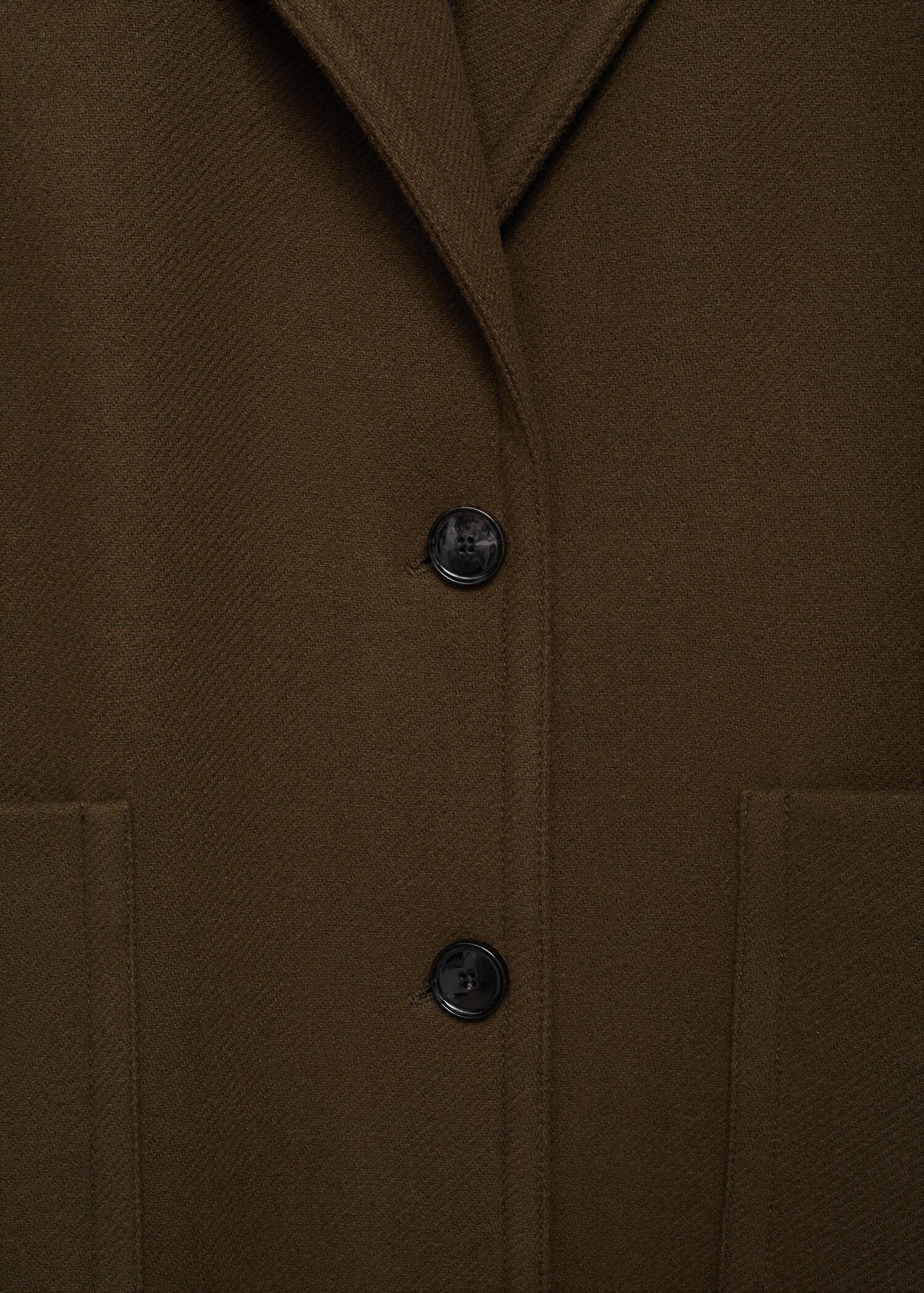 Manteau laine vierge poches - Détail de l'article 8