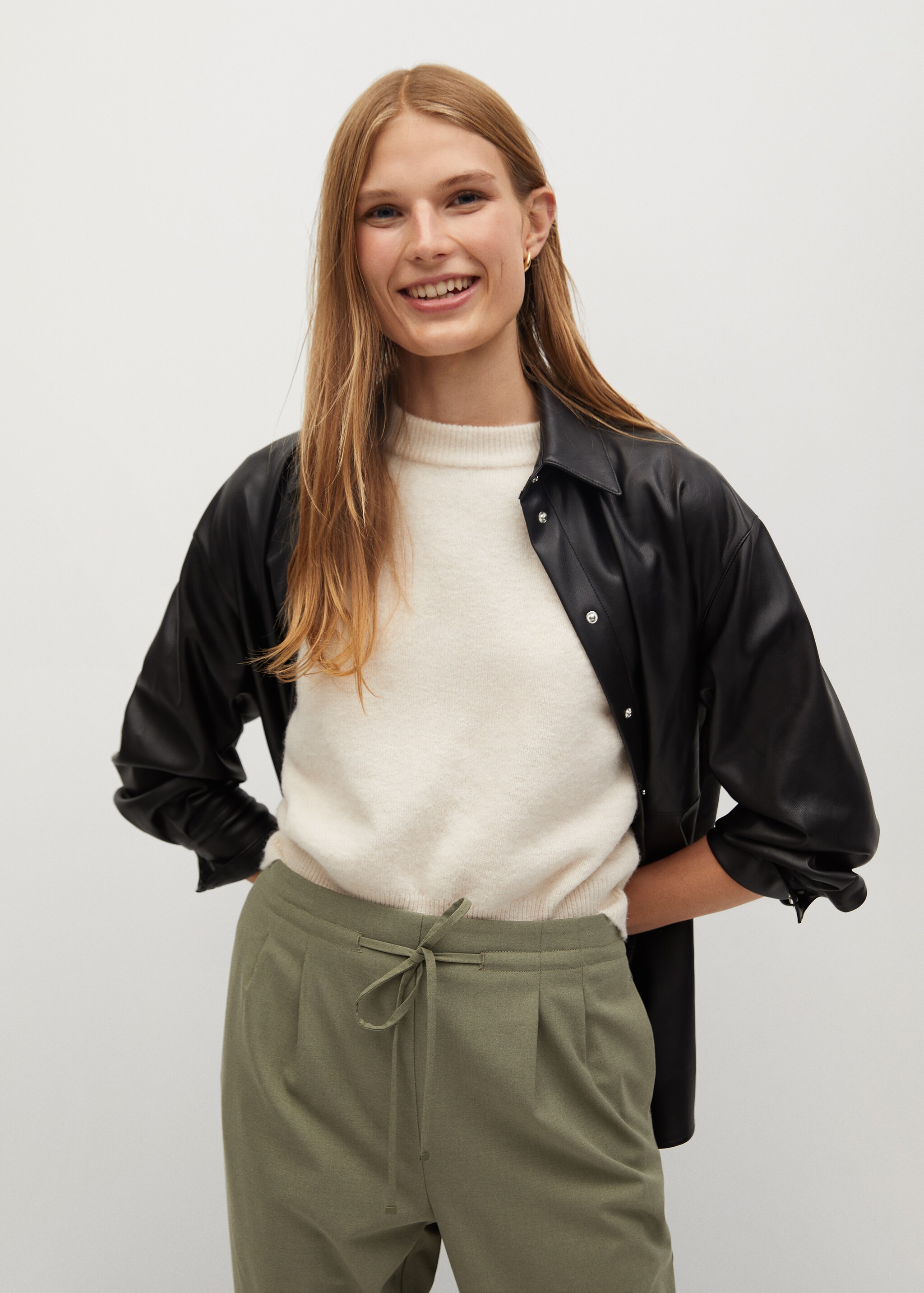 Elastic waist pants - Details of the article 1