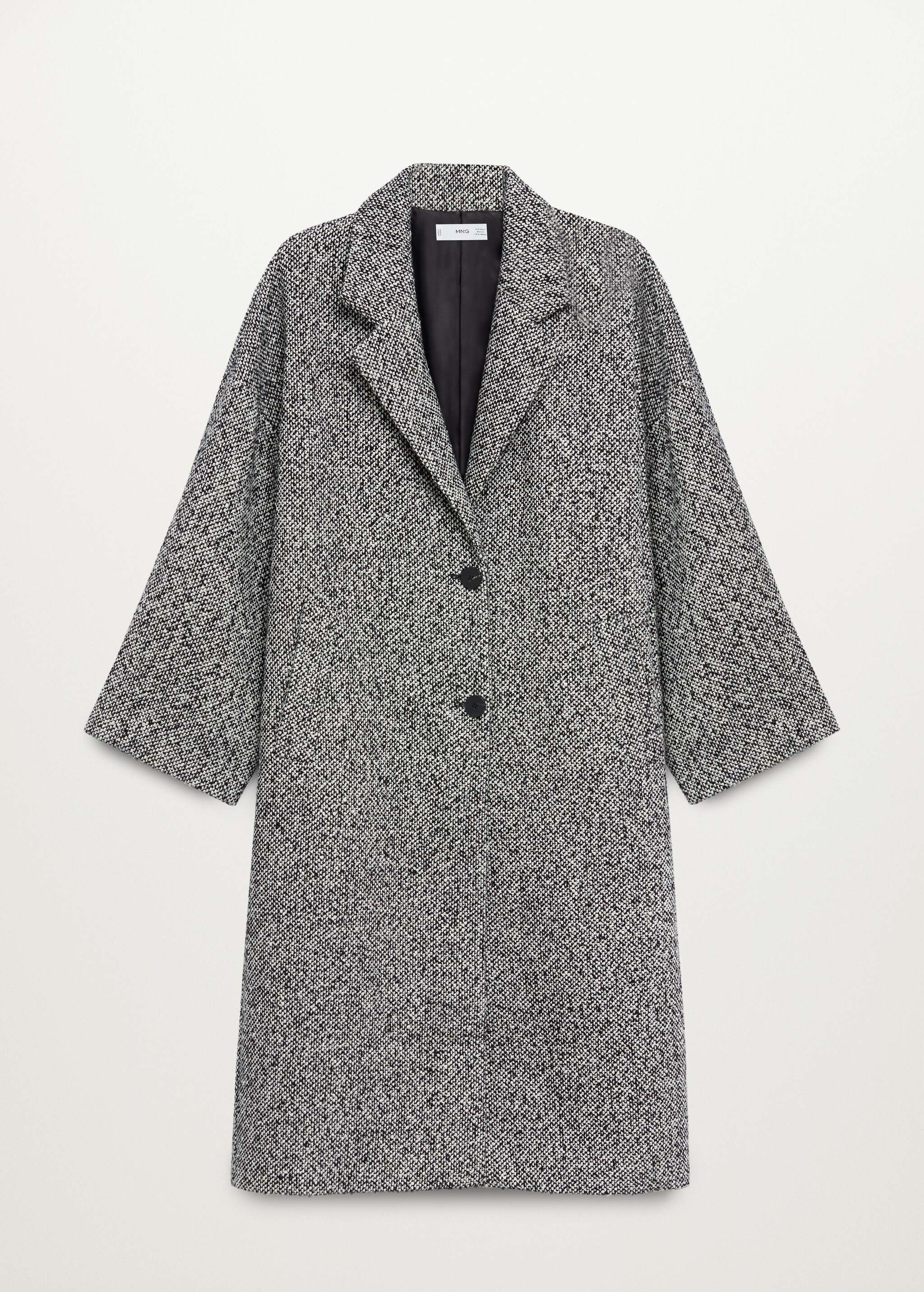 Oversize wool coat - Article without model