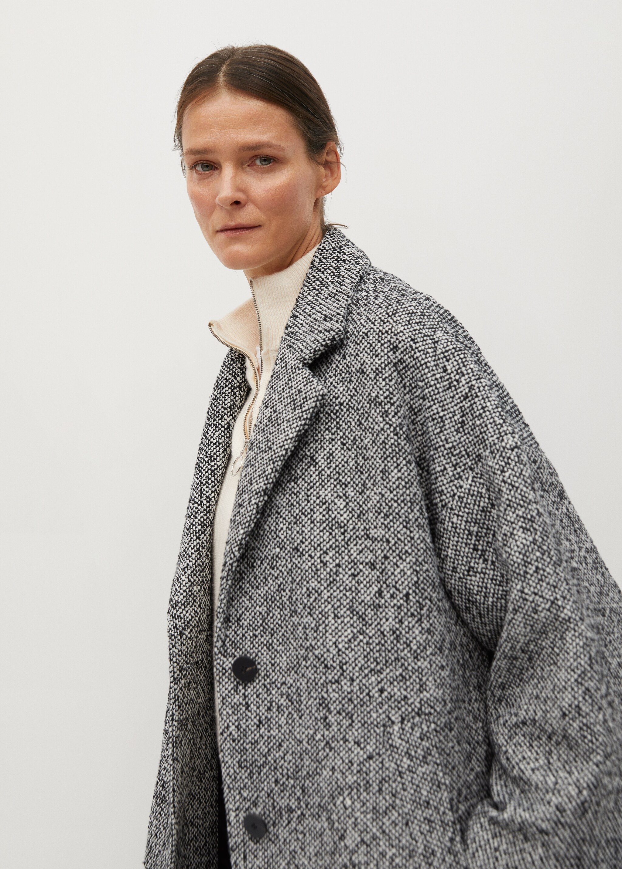 Oversize wool coat - Details of the article 1