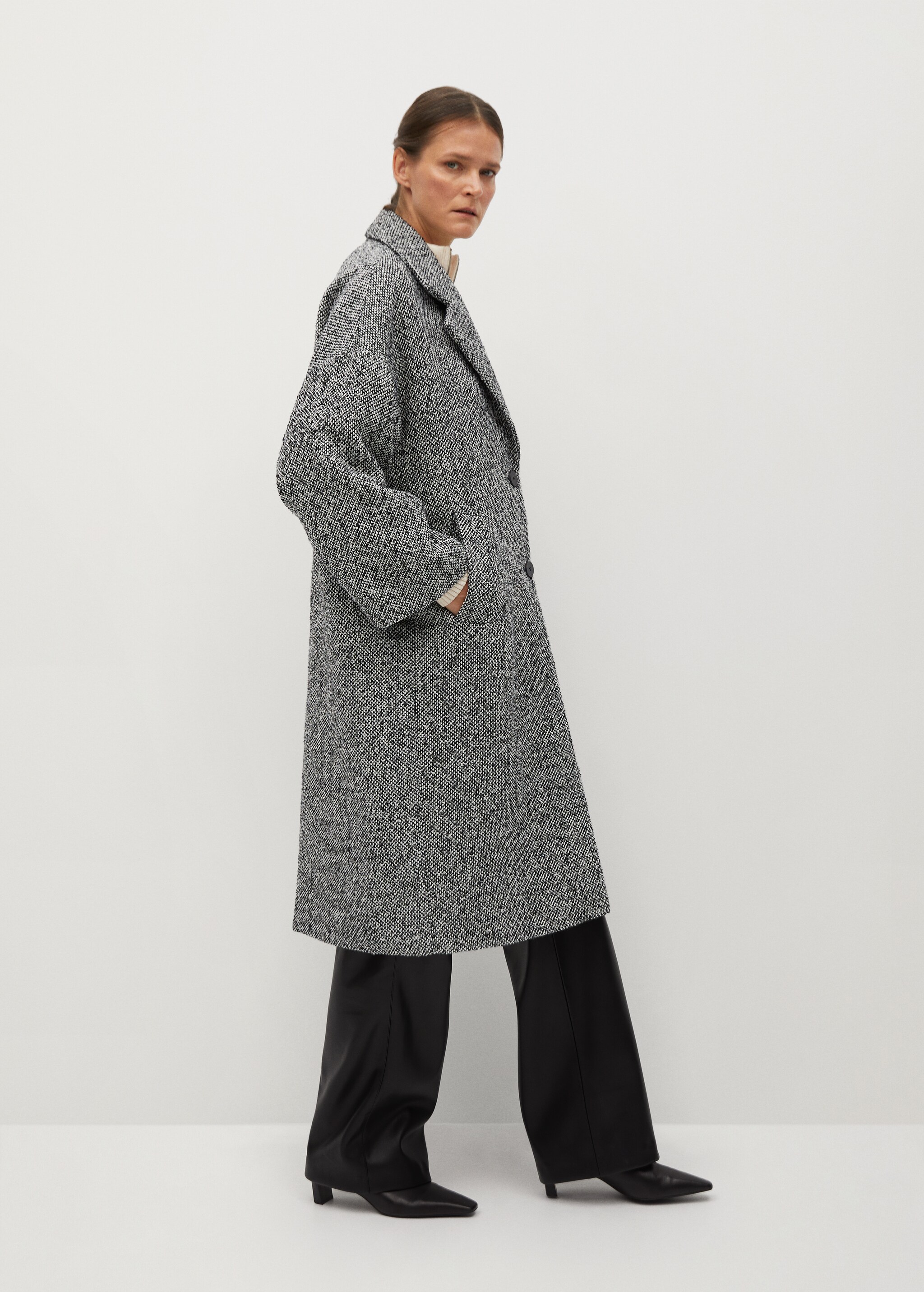 Oversize wool coat - Details of the article 3
