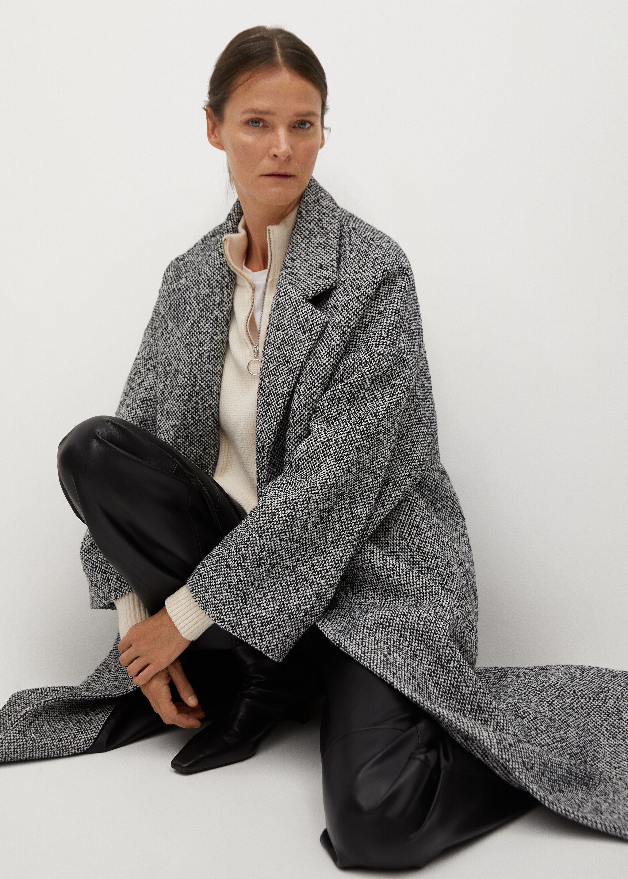 Oversize wool coat - Details of the article 4