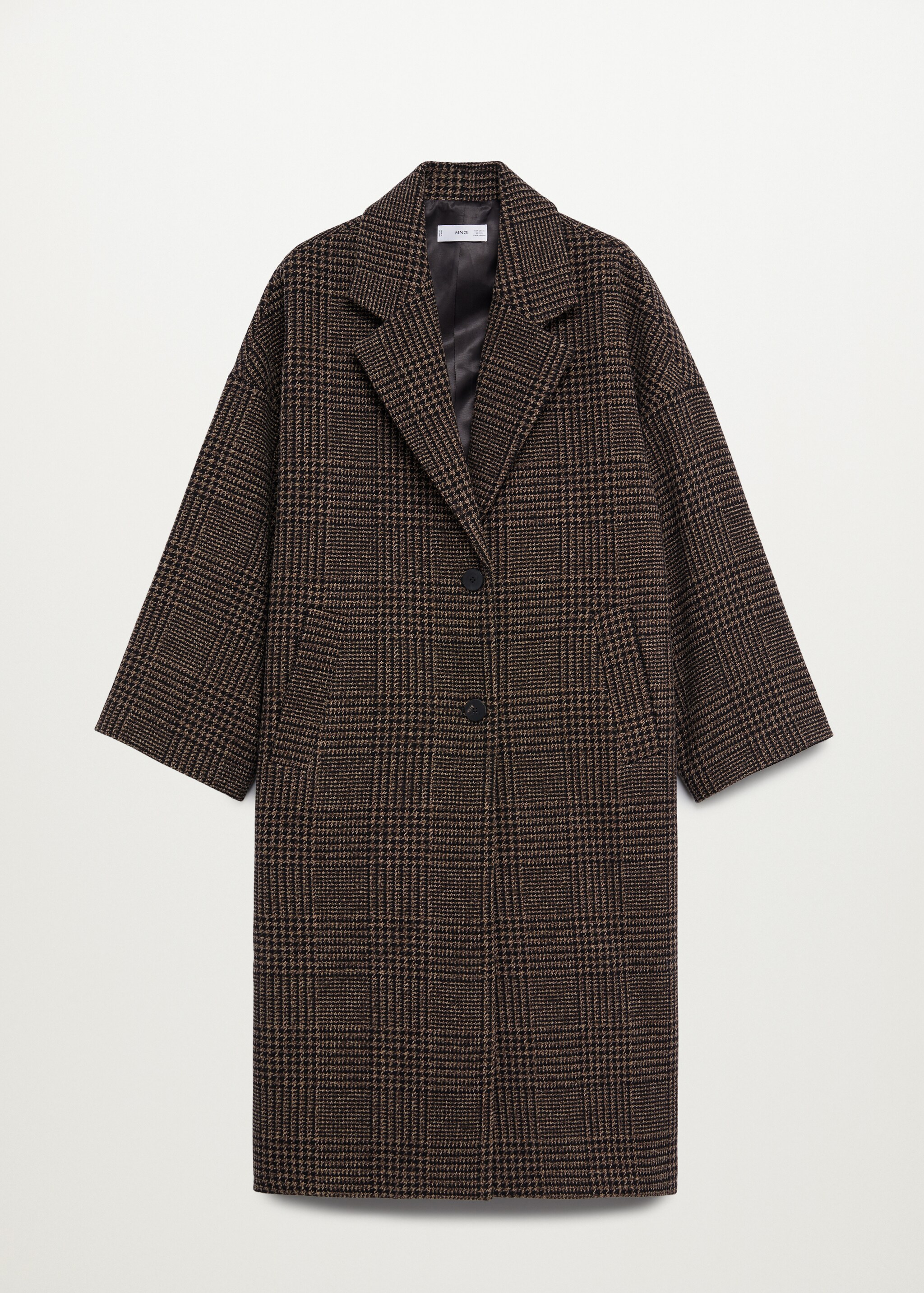 Vlněný kabát oversize - Zboží bez modelu