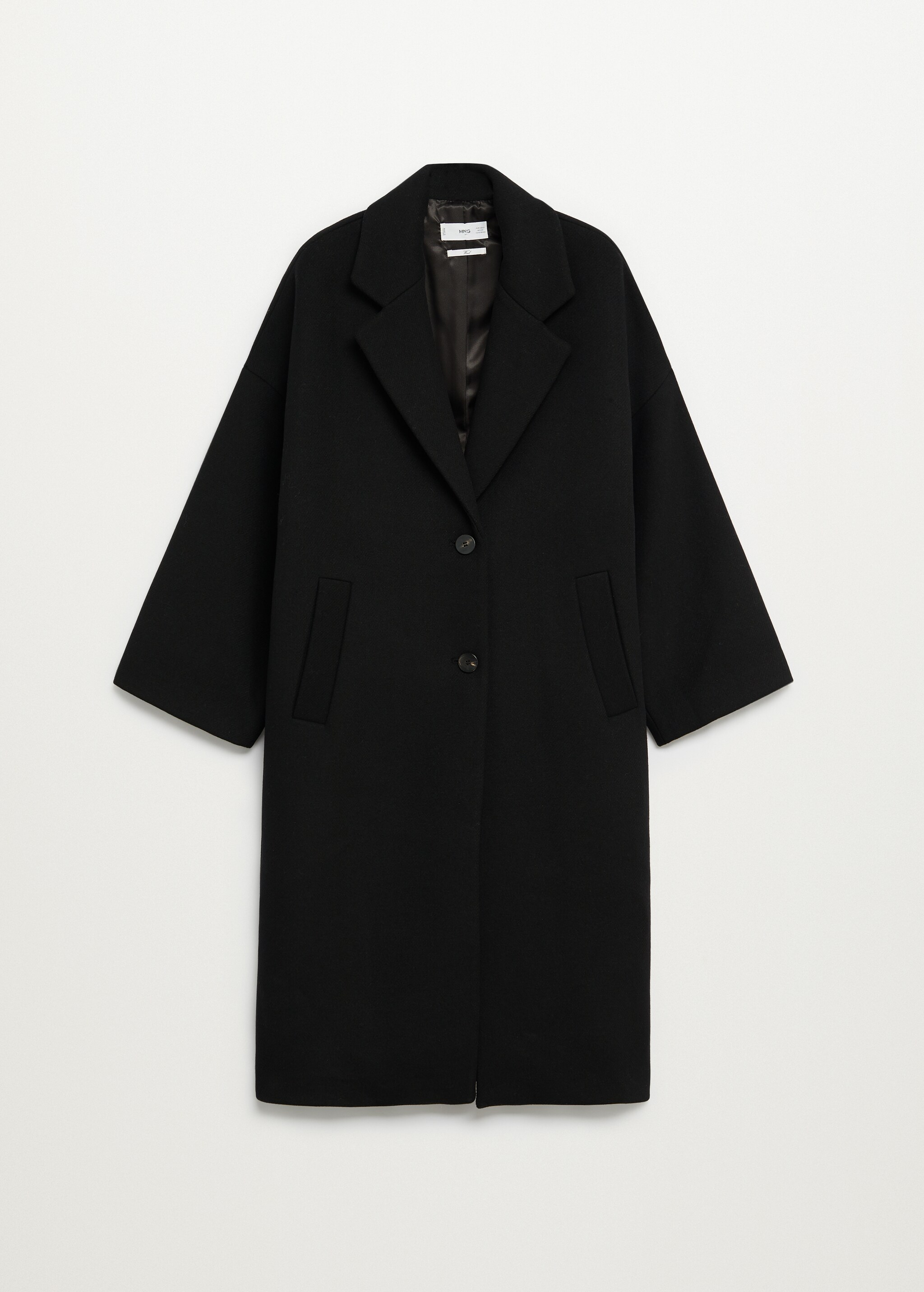 Vlněný kabát oversize - Zboží bez modelu