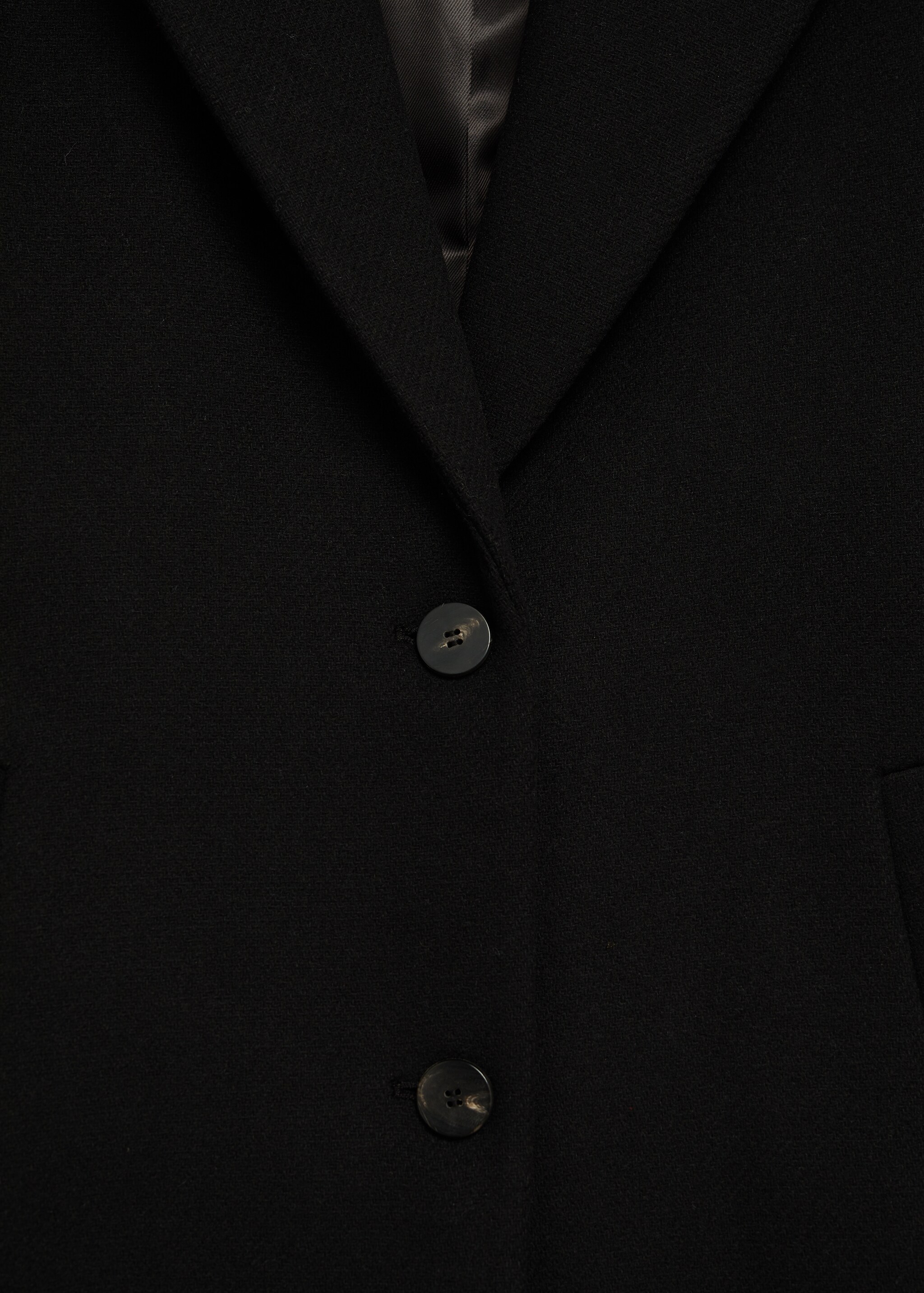 Vlněný kabát oversize - Detail zboží 8