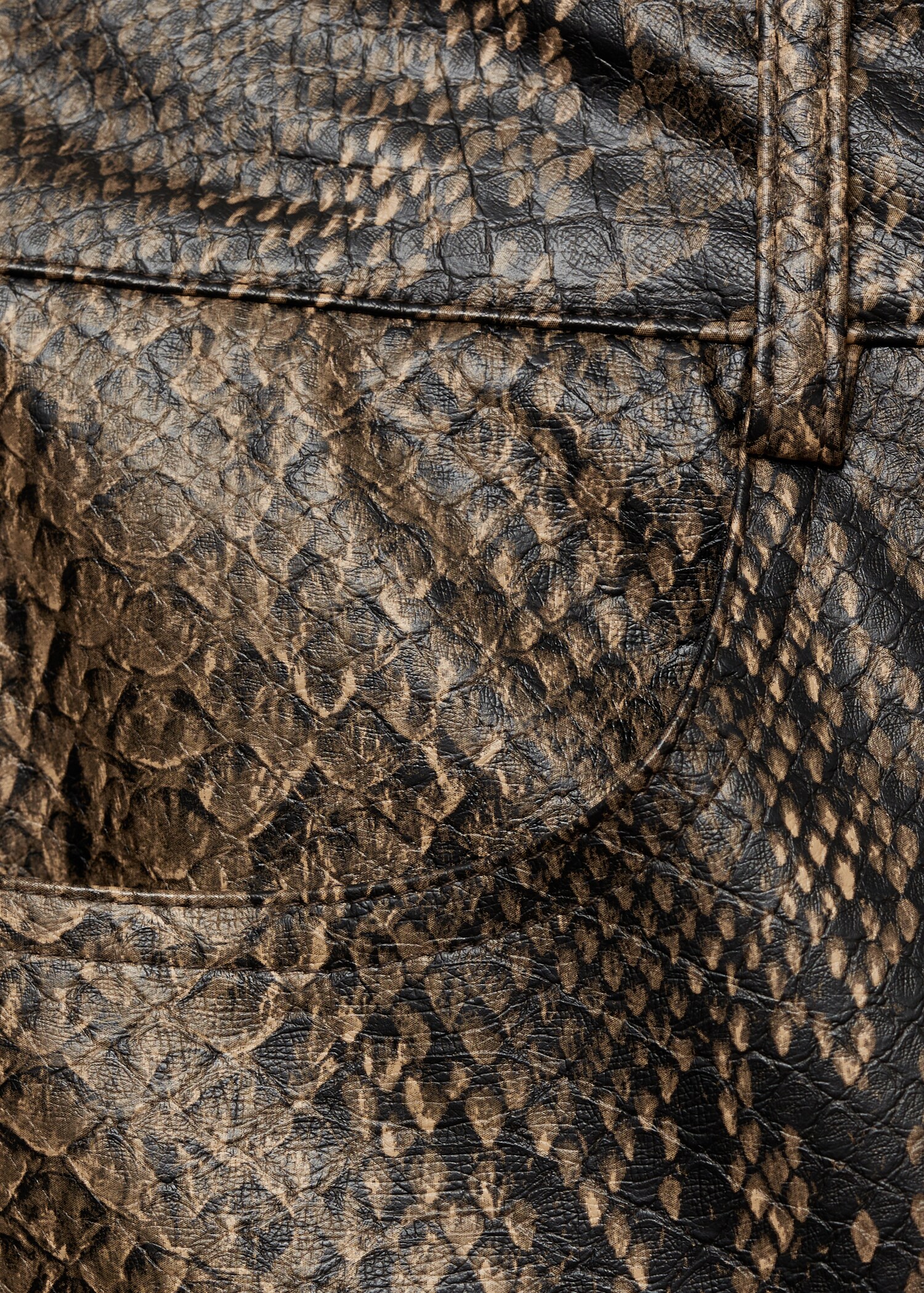 Πέδιλα από δερματίνη animal print - Λεπτομέρεια του προϊόντος 8