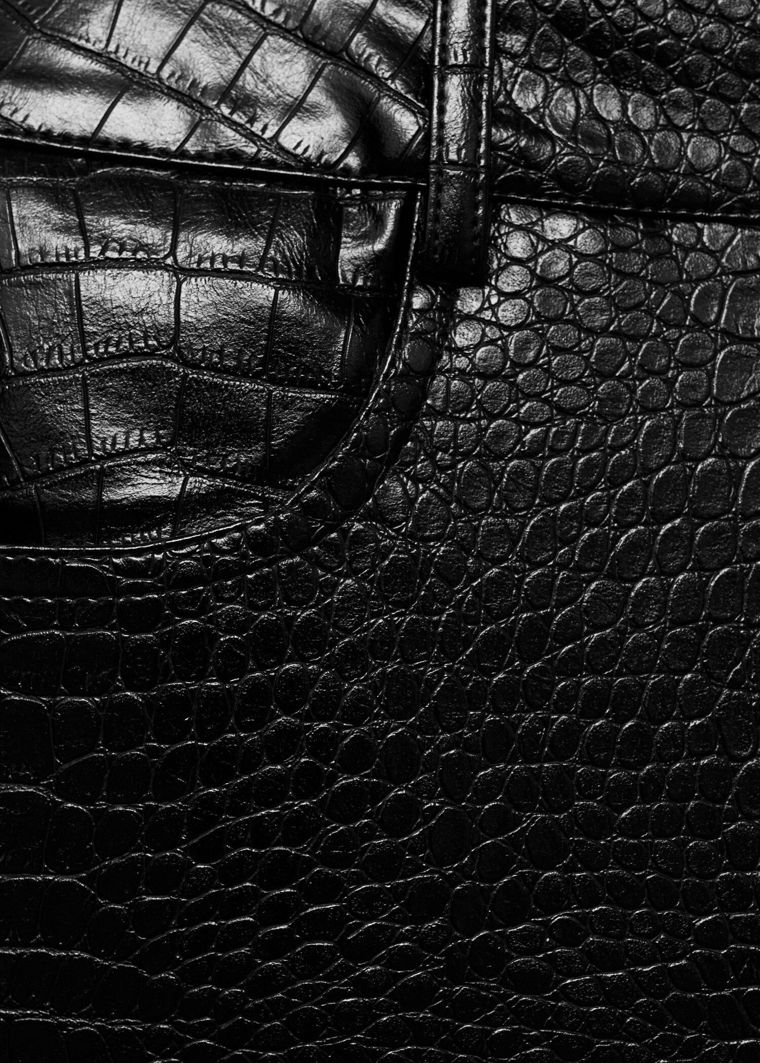 Pantaloni dritti effetto pelle cocco - Dettaglio dell'articolo 8
