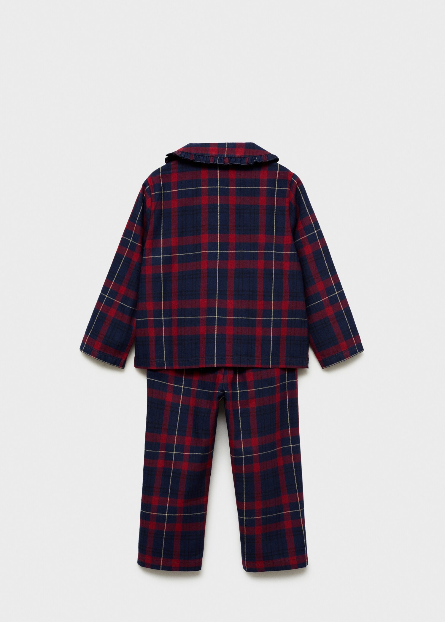 Lång julpyjamas - Artikelns baksida