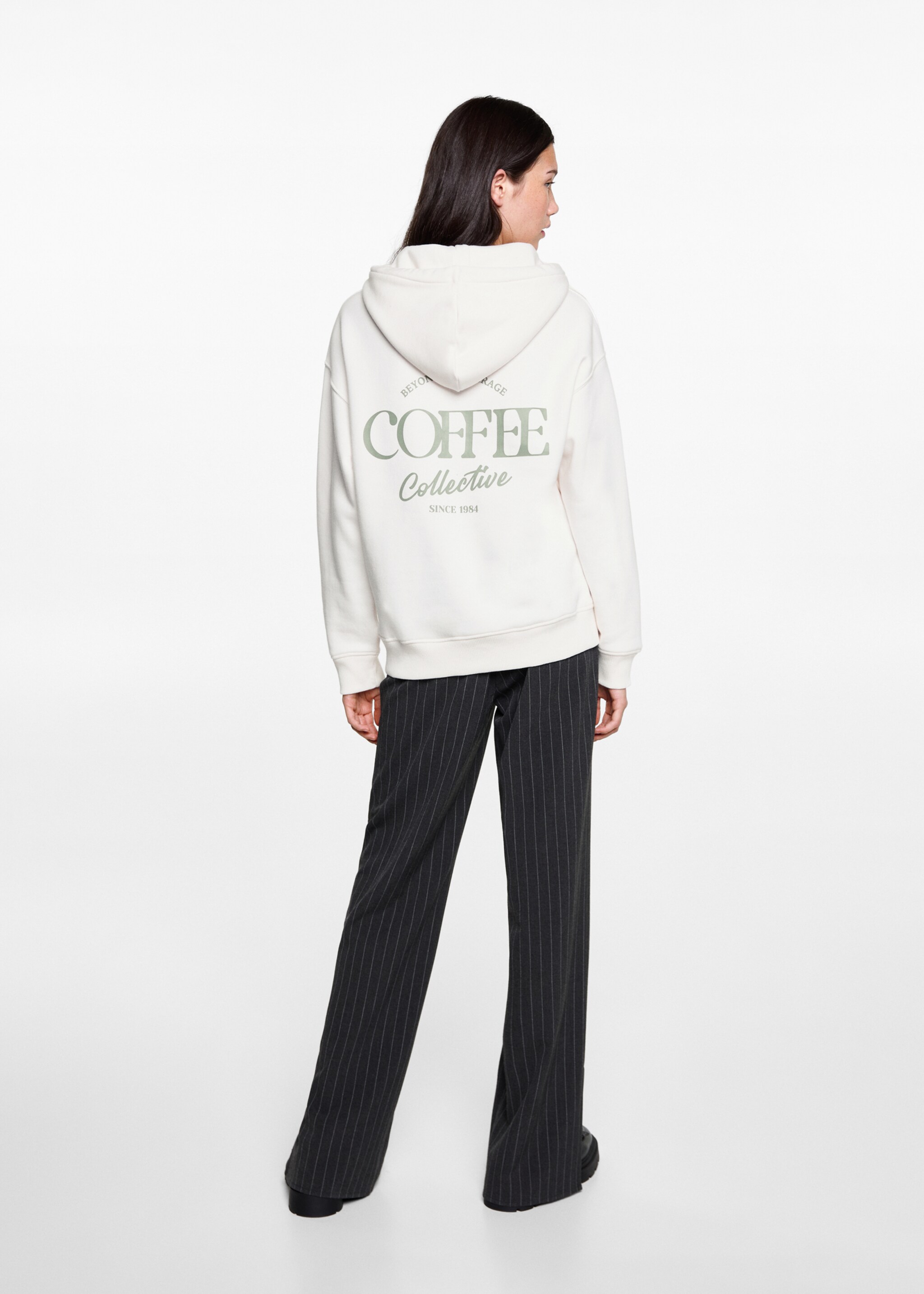 Hoodie cotton sweatshirt - Reverse of the article, Off White. Ref: 77018277-00.