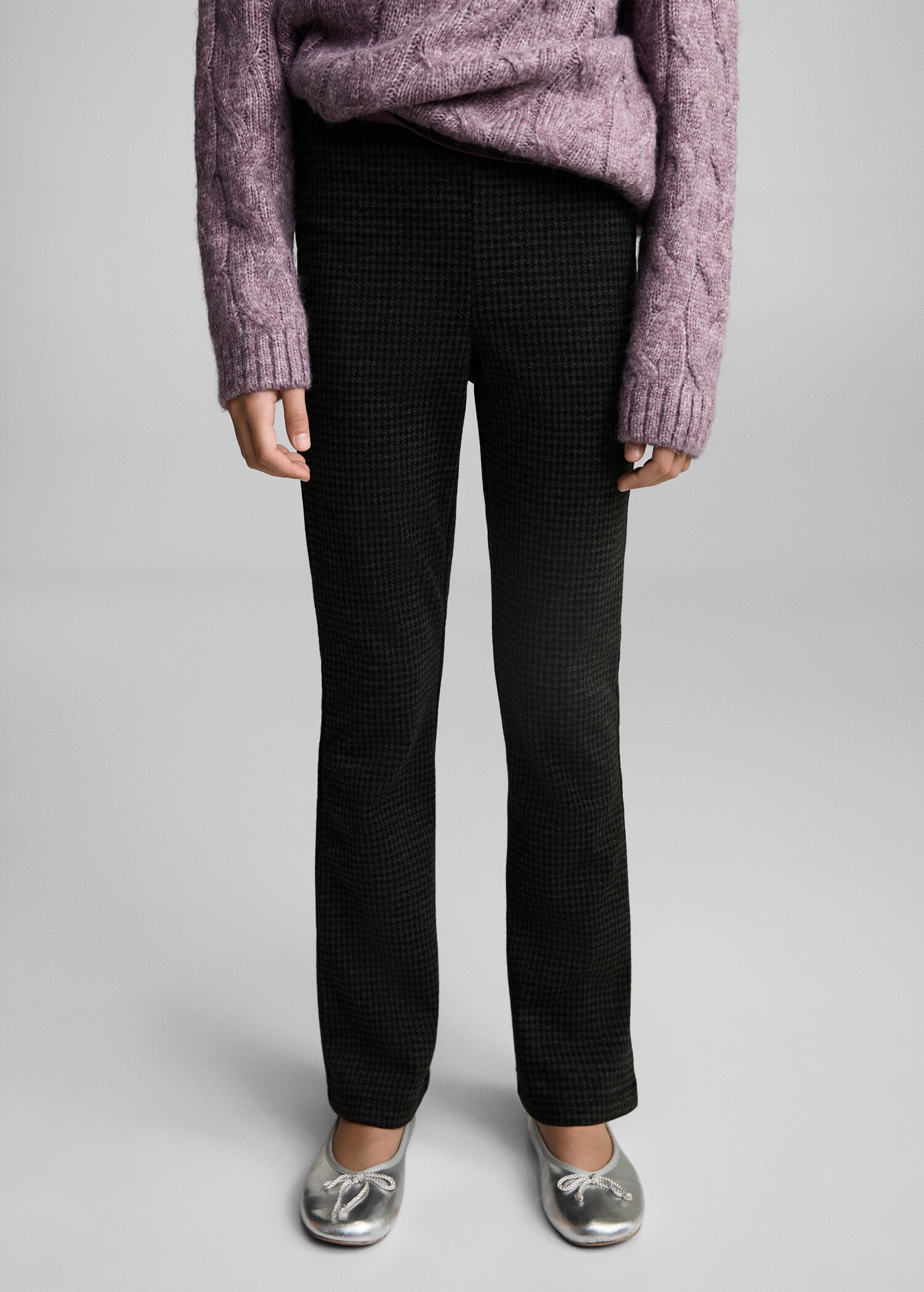 Houndstooth leggings - Medium plane