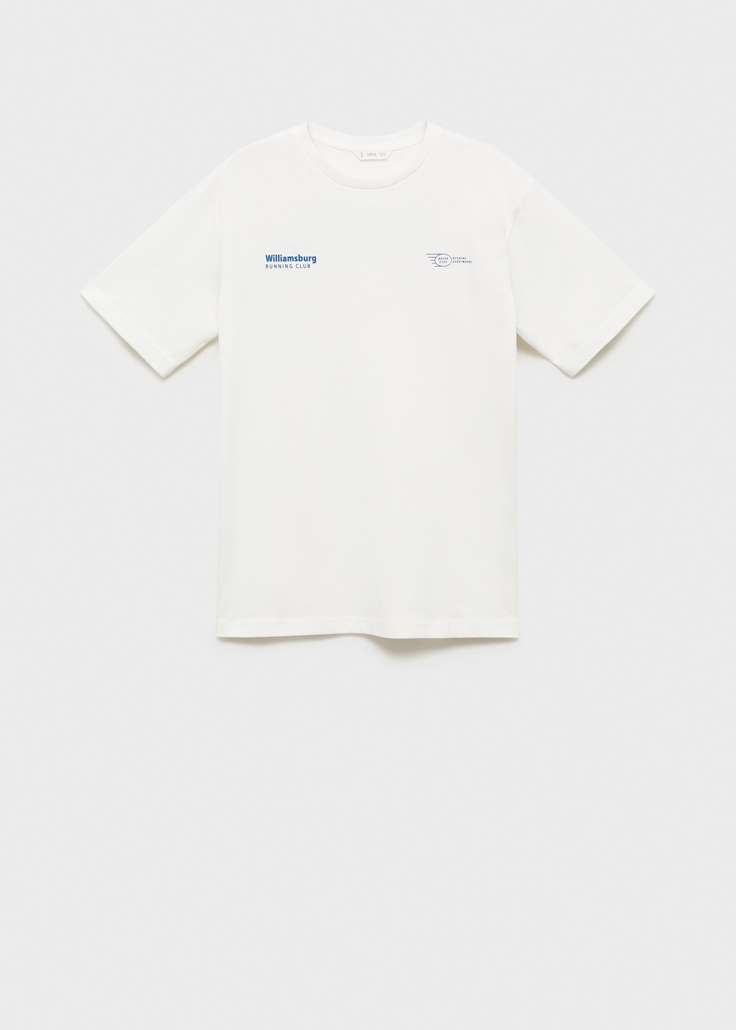 Printed cotton-blend T-shirt - Article without model