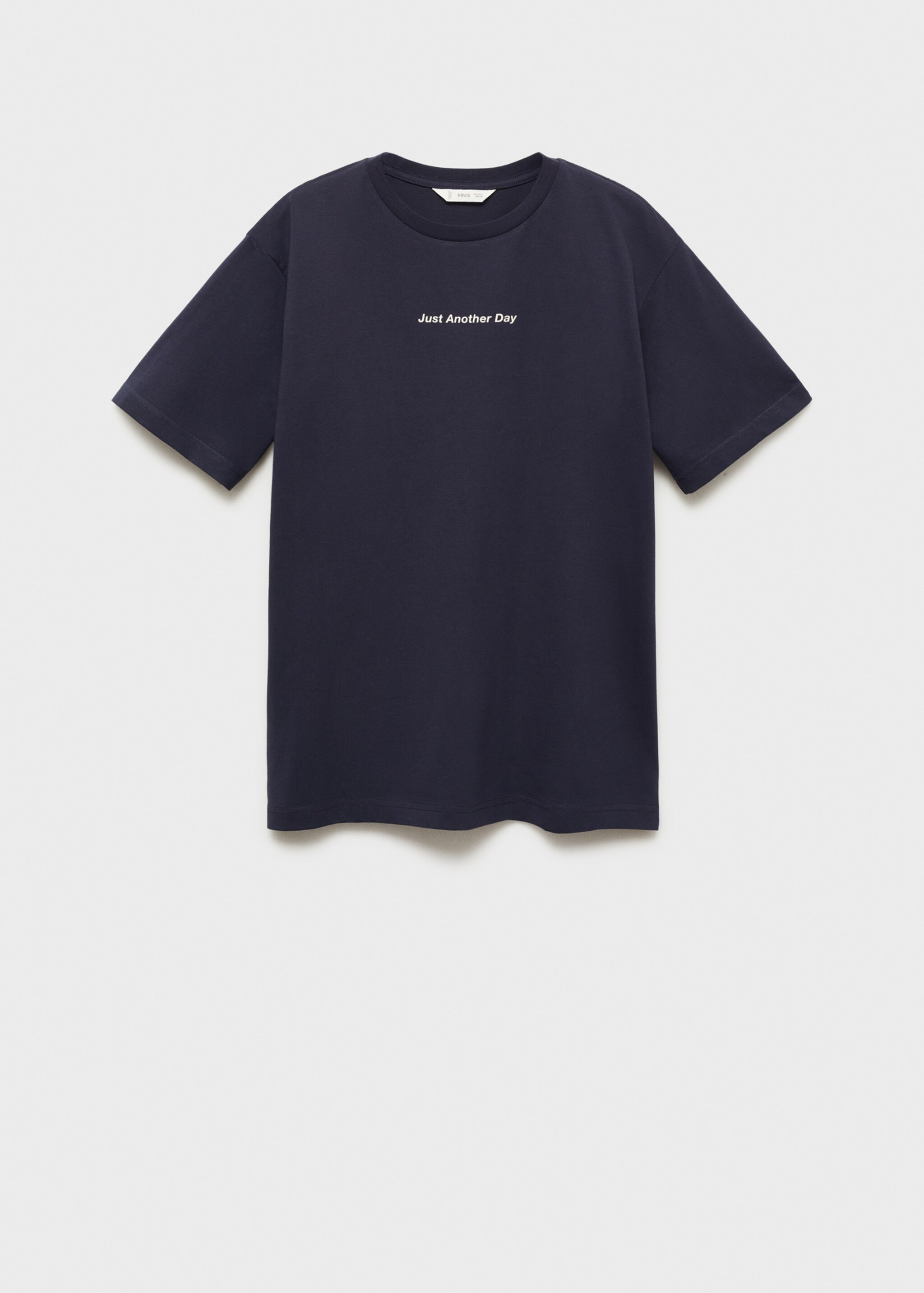 Oversized message t-shirt - Article without model
