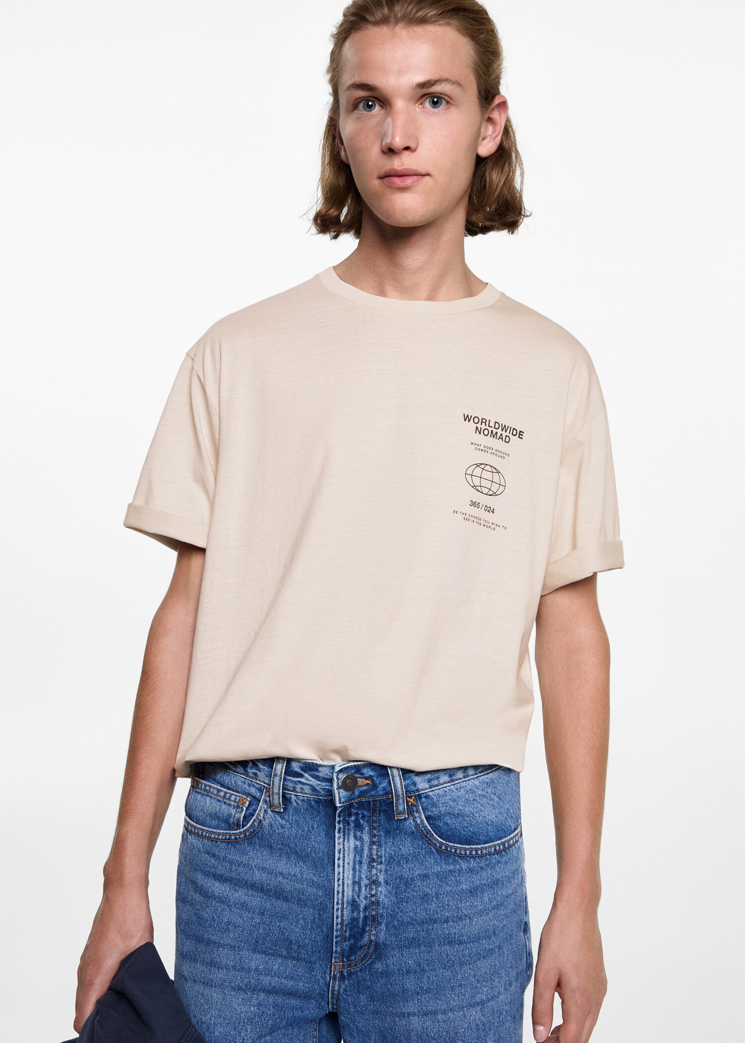 Printed oversize t-shirt - Medium plane
