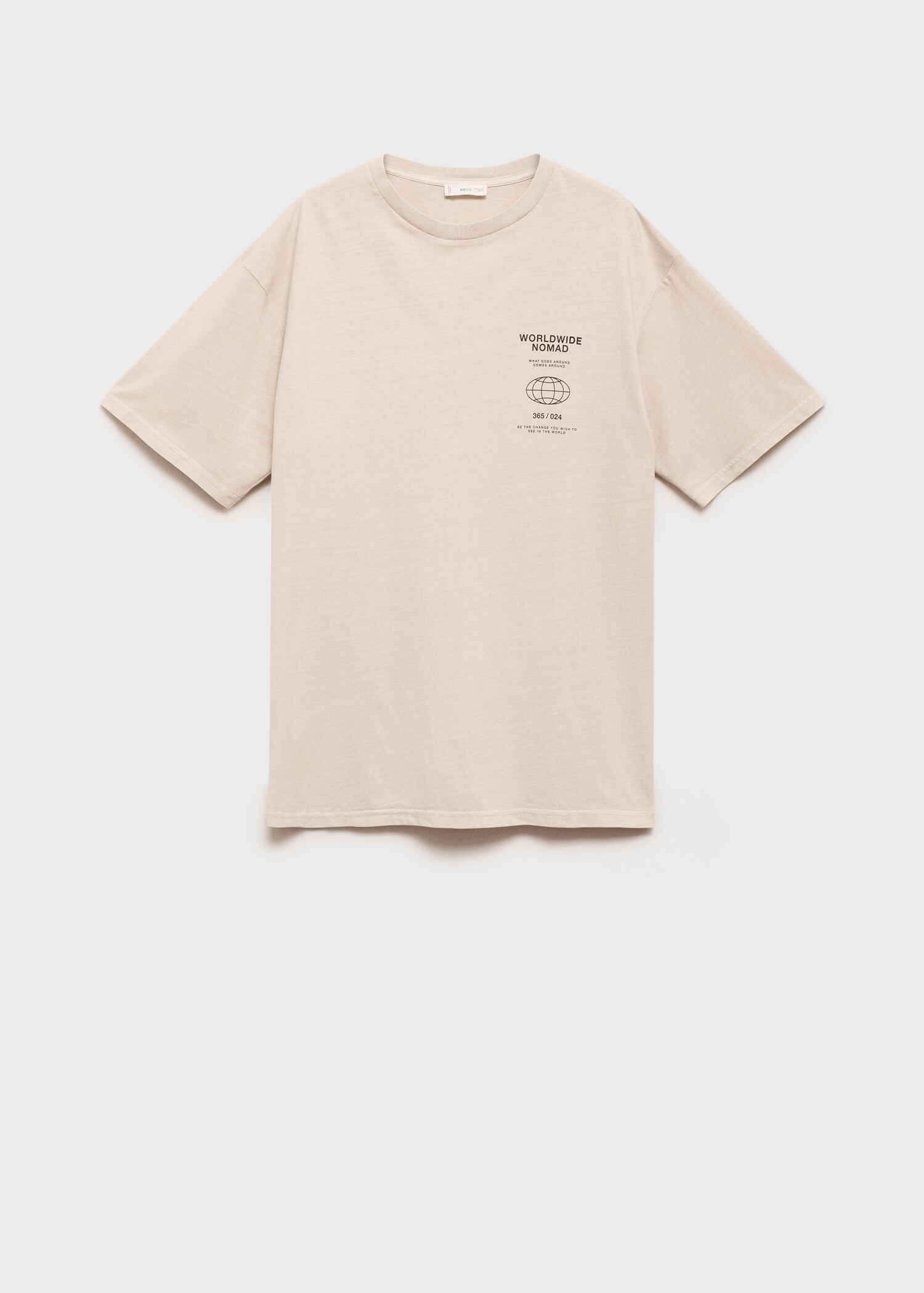 Printed oversize t-shirt - Article without model
