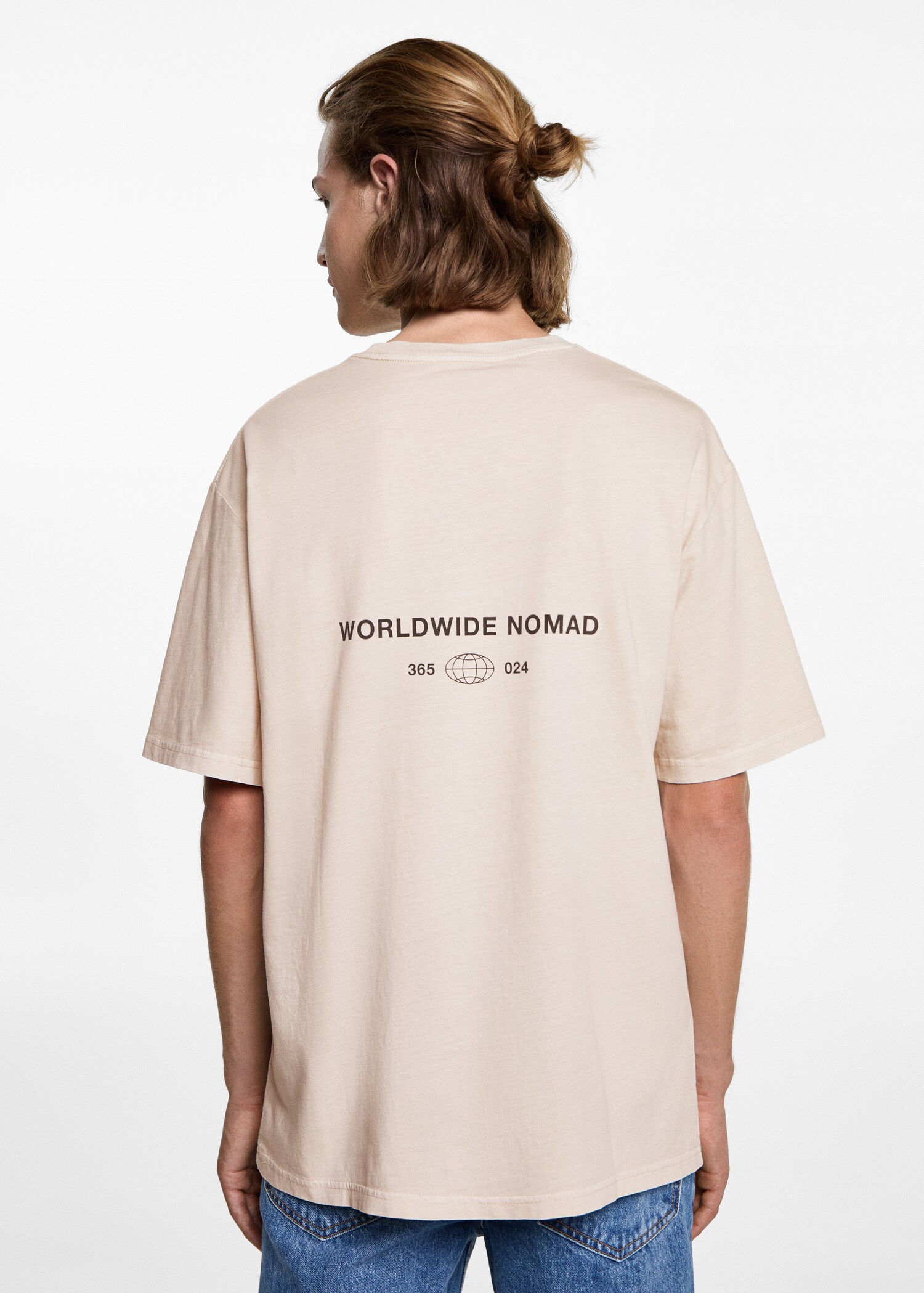 Printed oversize t-shirt - Reverse of the article