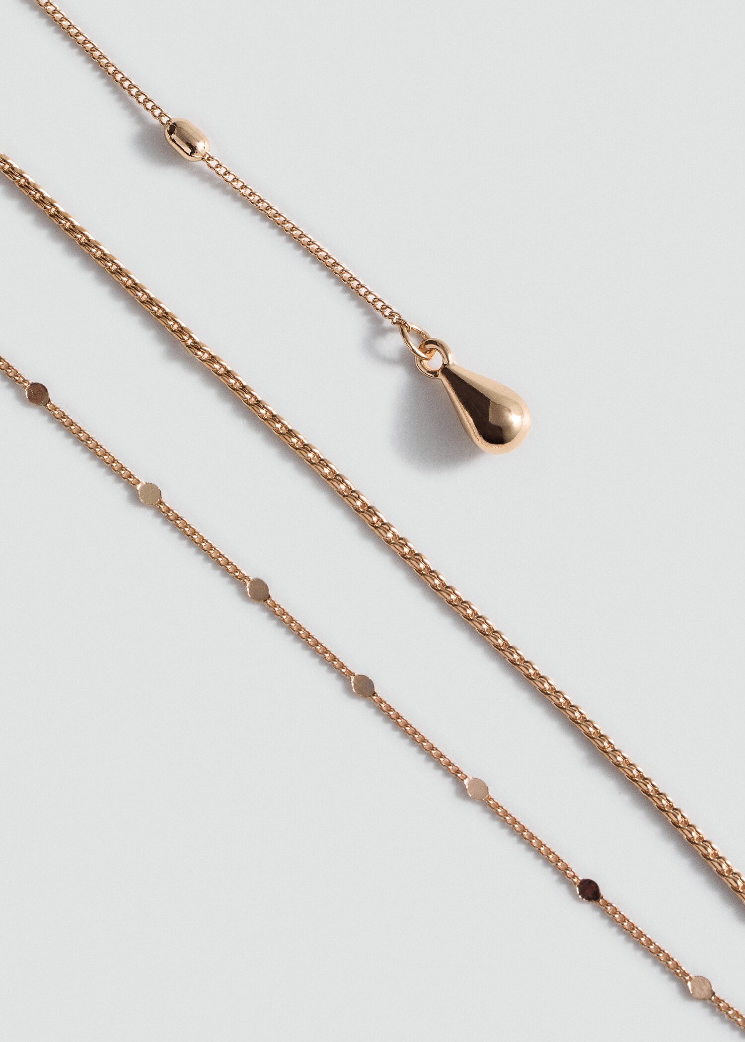 Chain necklace set - Medium plane