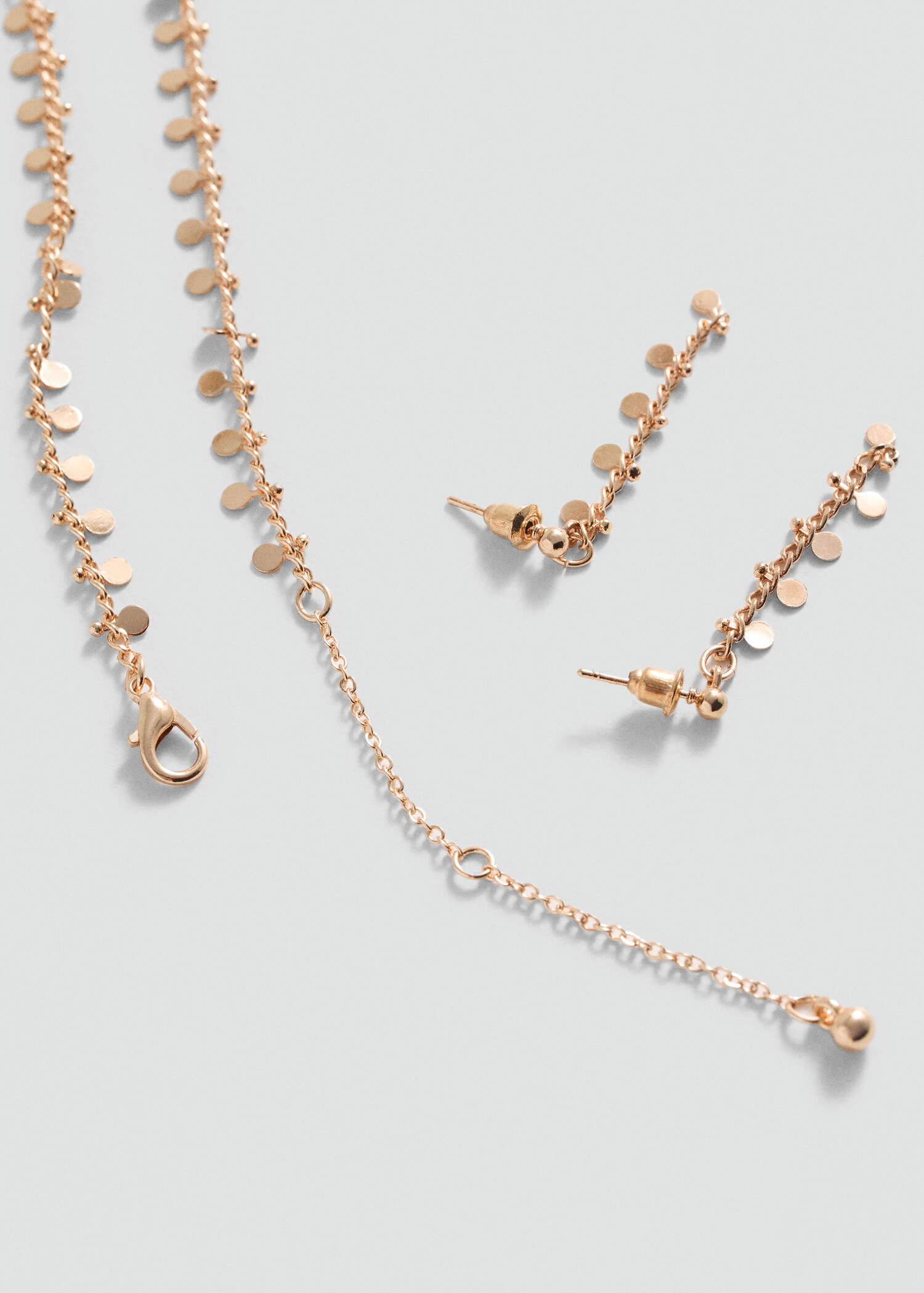 Necklace and earrings set - Medium plane